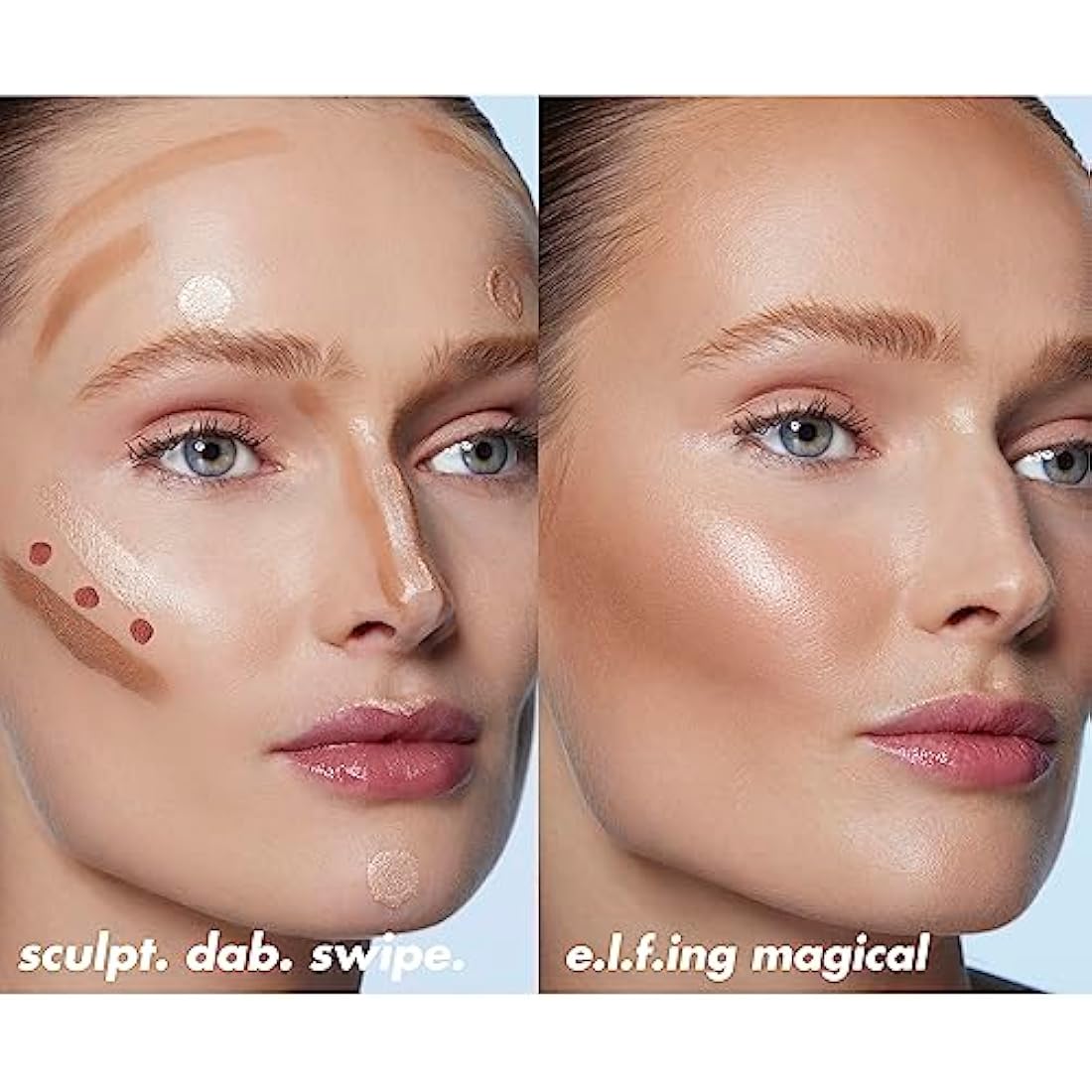 e.l.f. Halo Glow Highlight Beauty Wand, Liquid Highlighter Wand For Luminous, Glowing Skin, Buildable Formula, Vegan & Cruelty-free, Champagne Campaign