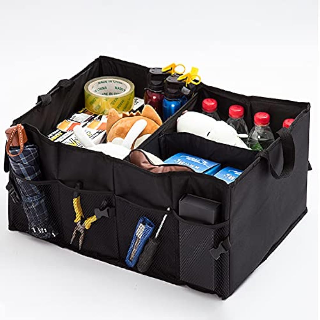 NouveLife Car Boot Organiser, Tidy Storage Trunk Organizer, Foldable Car Boot Bag, Durable Car Boot Tidy, Super Large Volume, Durable for Rear SUV, Van, Auto Luggage