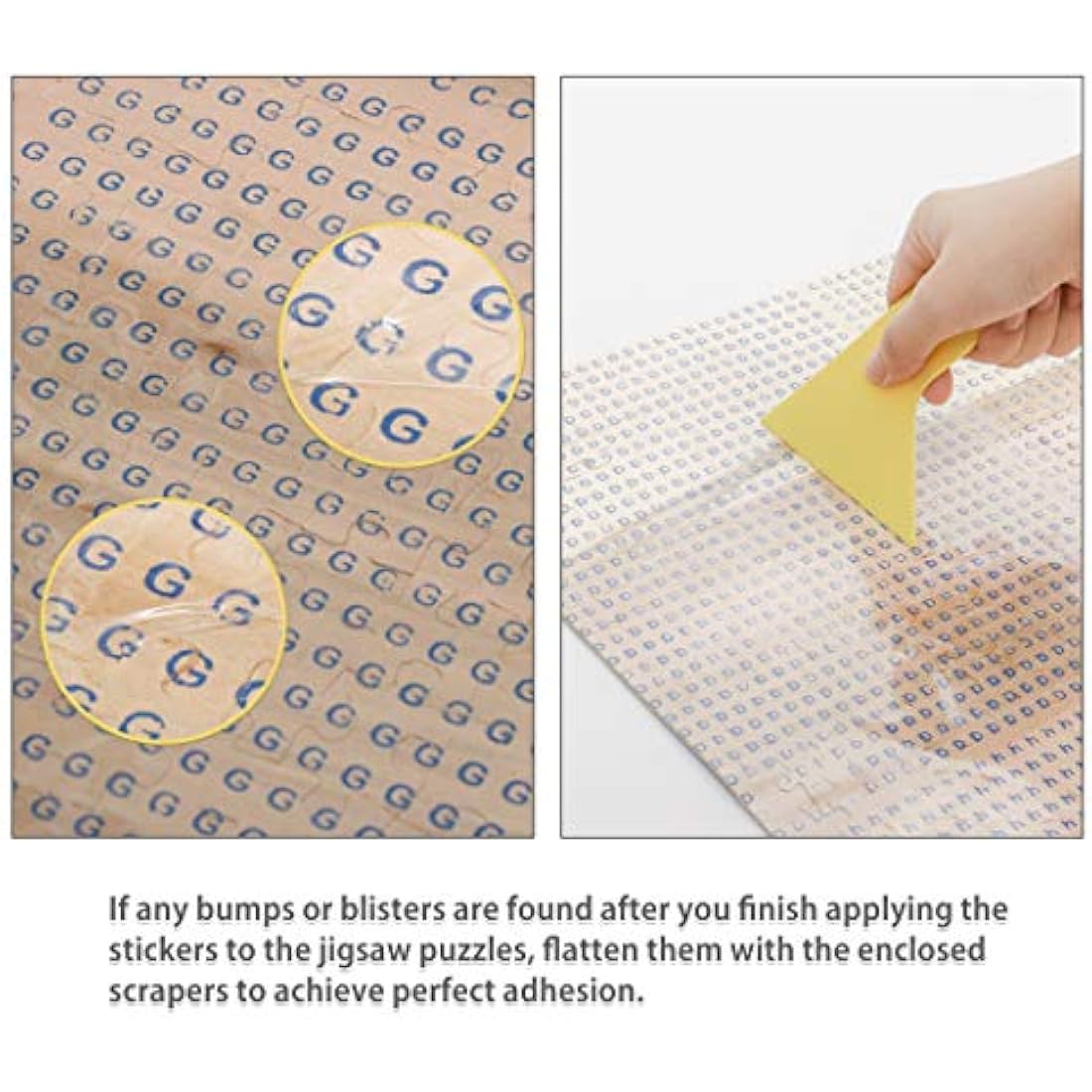 Lavievert Puzzle Saver Peel & Stick Adhesive Paper Jigsaw Puzzle Glue Best Way to Preserve Your Finished Puzzle - 14 Sheets