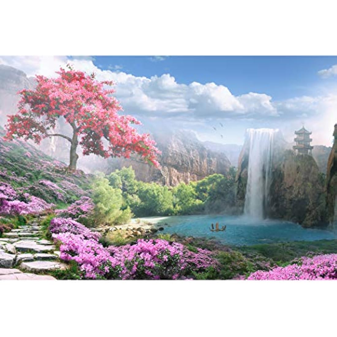 Tektalk 1000 Piece Puzzles for Adults Jigsaw Puzzles for Adults (Otherworldly Land of Peace)