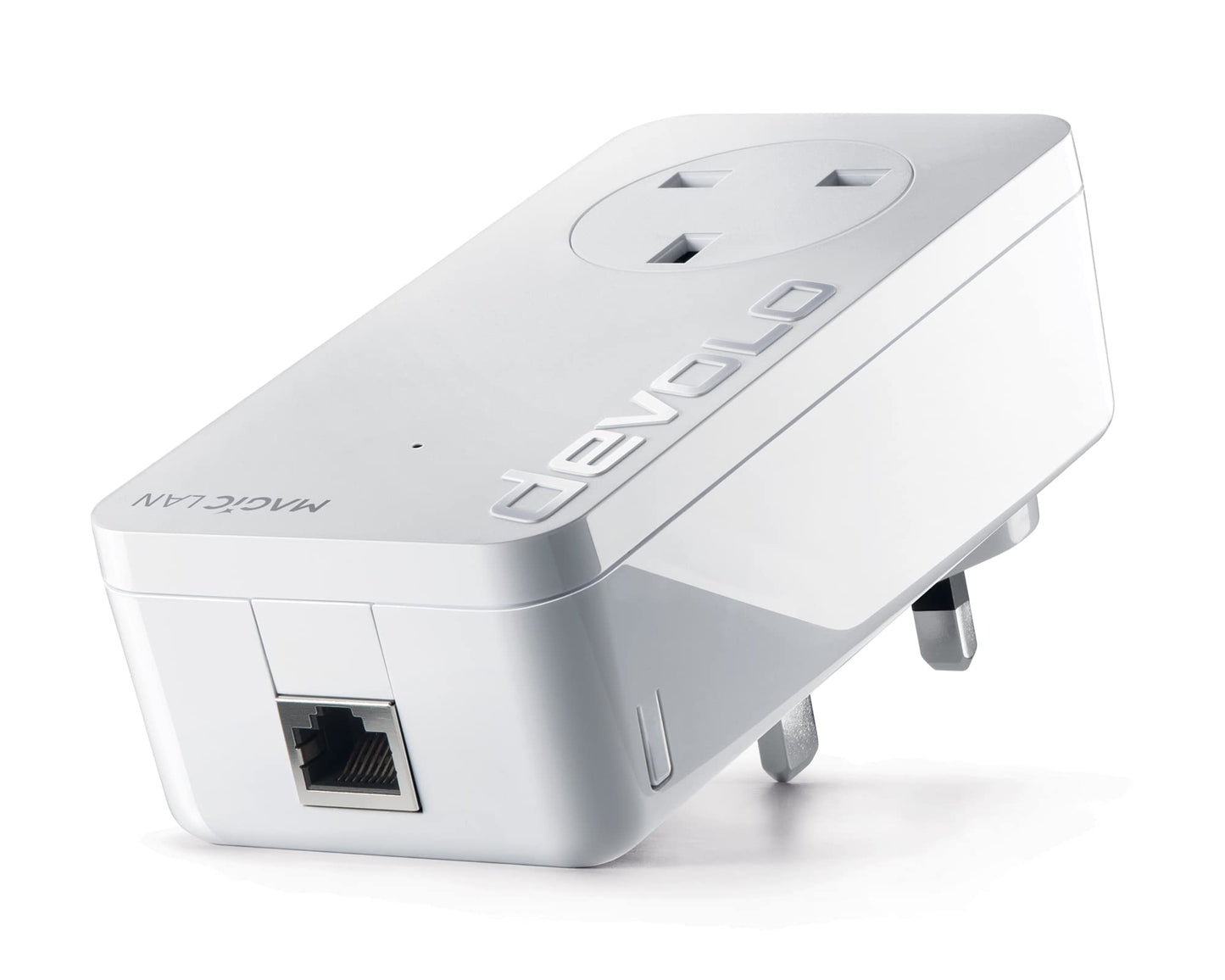 devolo 8254 Magic 2-2400 Lan Add-On Powerline Adapter (Up To 2400 Mbps For Your Powerline Home Network, 1x GB Lan Port, Ideal For Online Gaming, 4k/8k