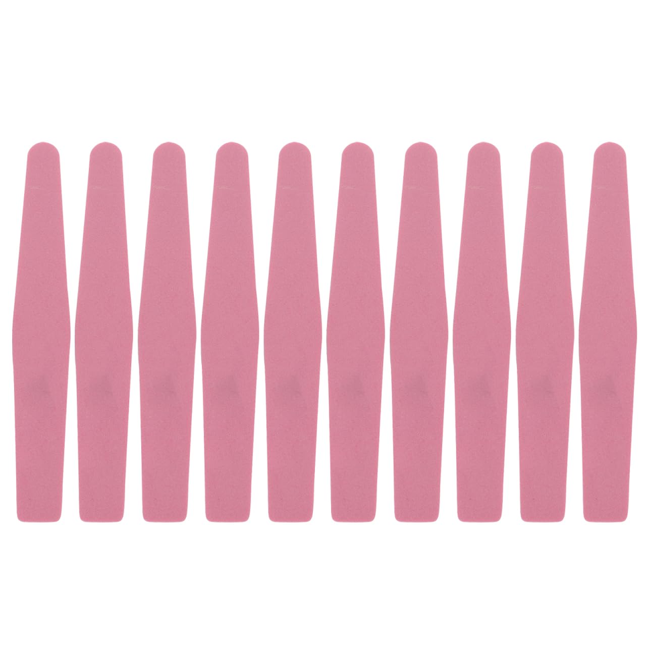 Lurrose 10pcs Nail Files Sponge Double Sided Nail Buffer Blocks Emery Boards for Manicure Polishing Boards Tools Pink