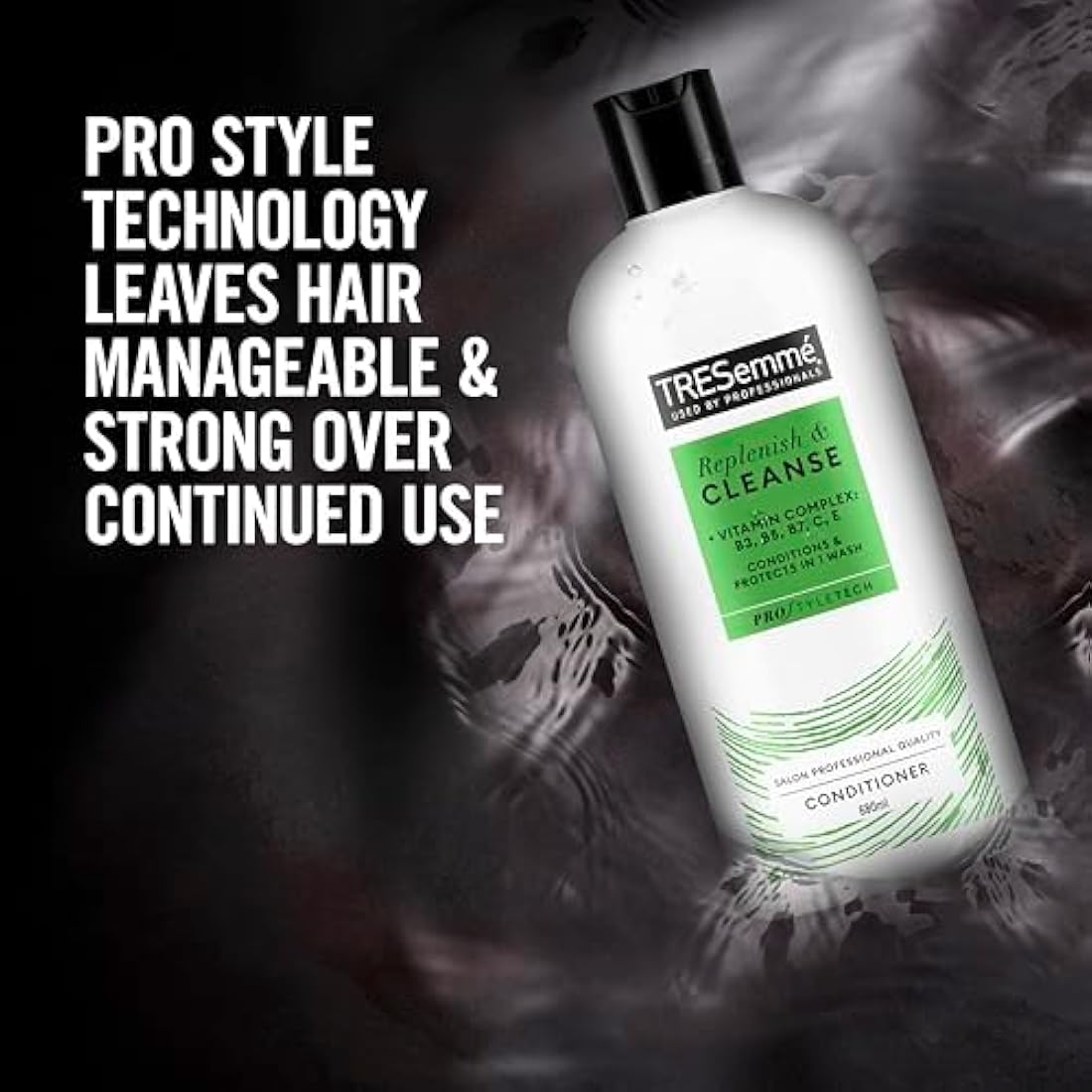 TRESemmé Replenish & Cleanse Conditioner conditions & protects hair in one wash with a vitamin complex 6x 680 ml