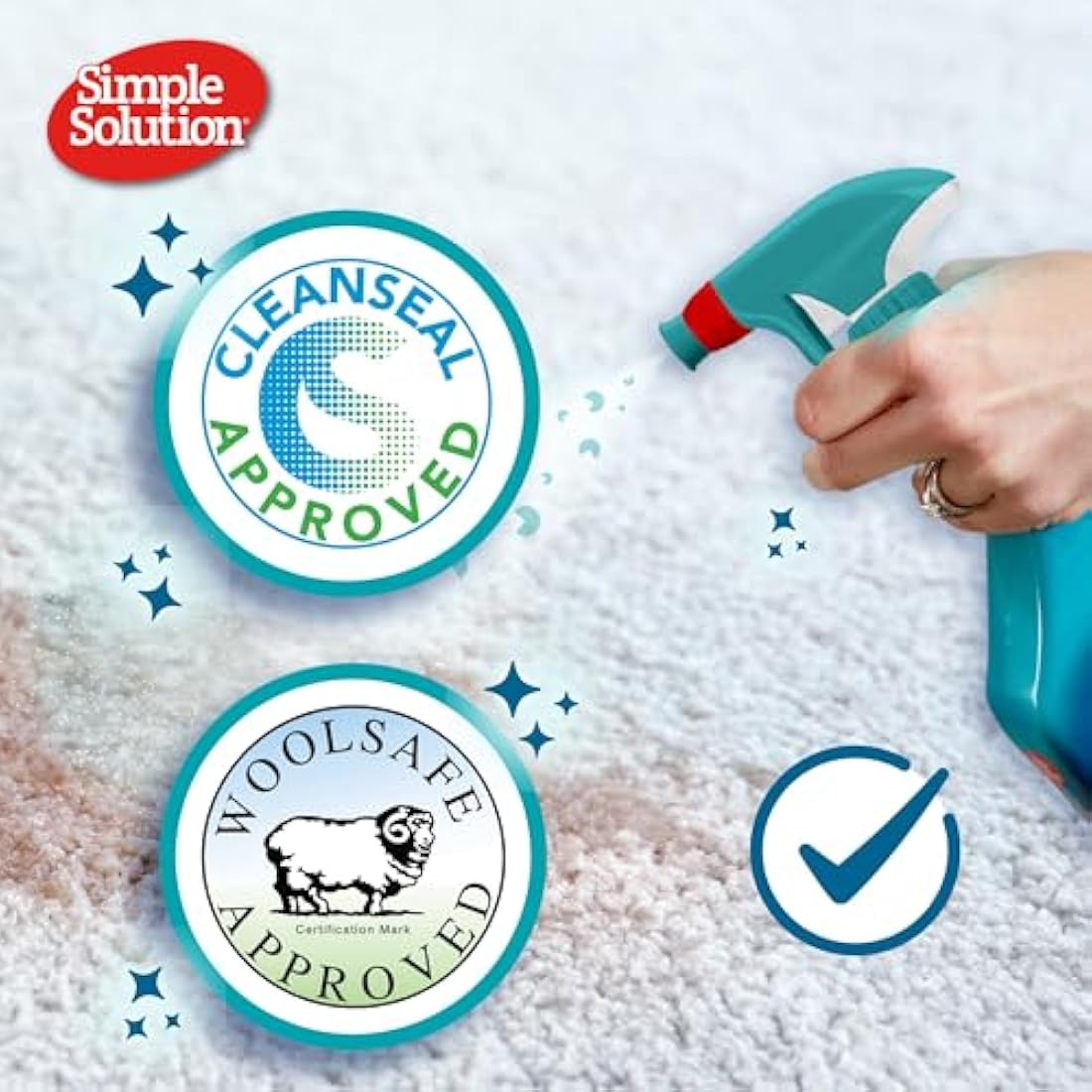 Simple Solution Extreme Pet Stain and Odour Remover, Enzymatic Cleaner with 3X Pro-Bacteria Cleaning Power - 945ml