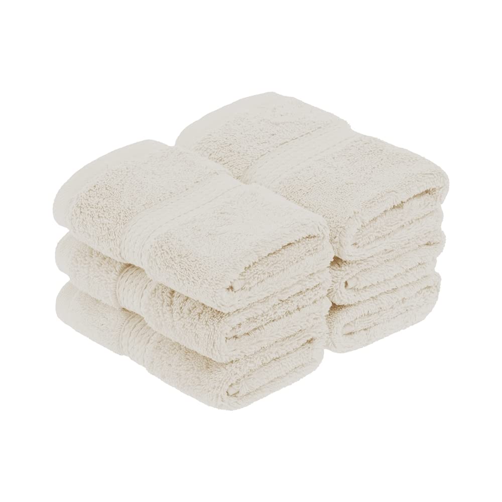 Home City, 100% Cotton, Face towel Set, Cream - Towel