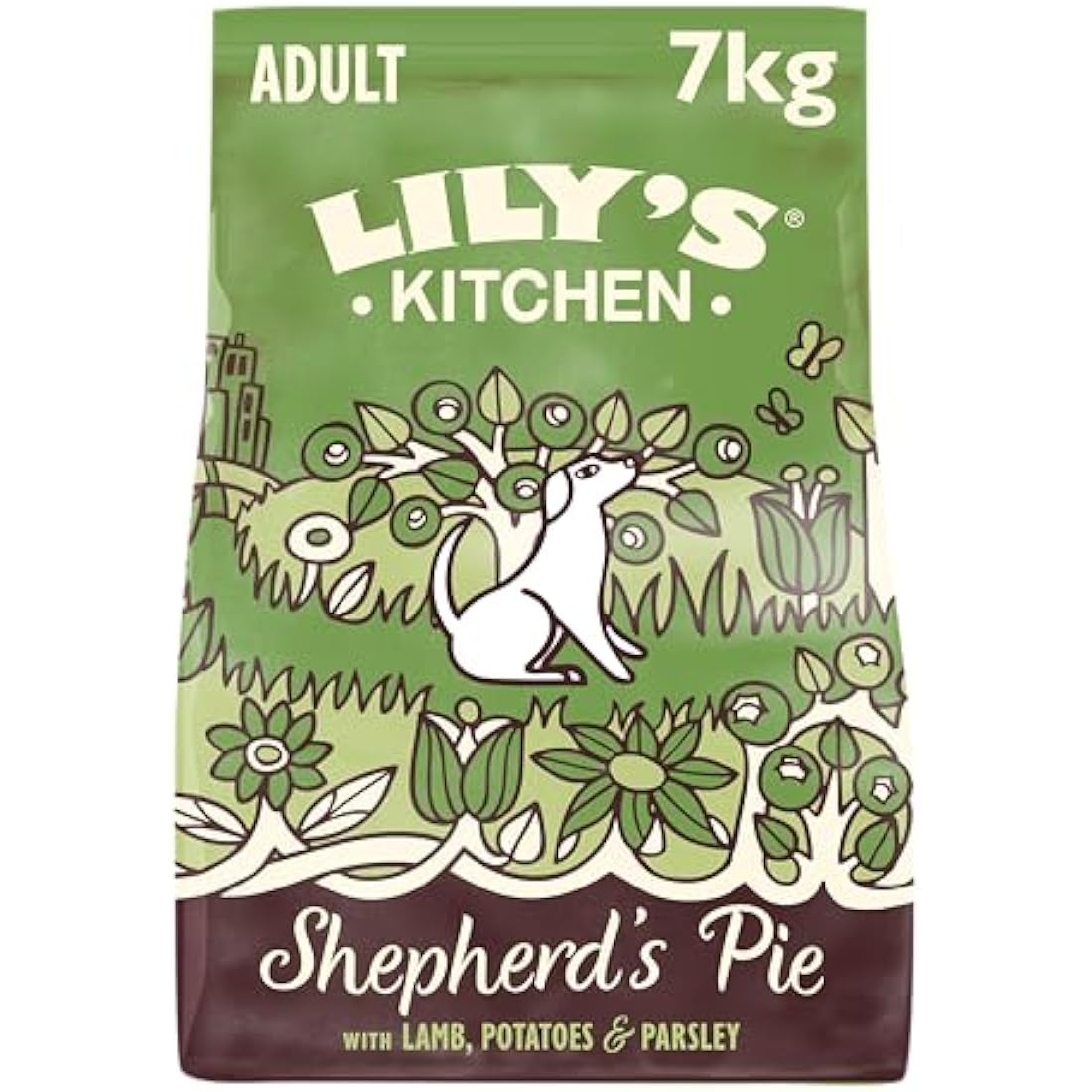 Lily’s Kitchen Made with Natural Ingredients Adult Dry Dog Food Shepherd’s Pie Balanced Recipe 7kg Bag