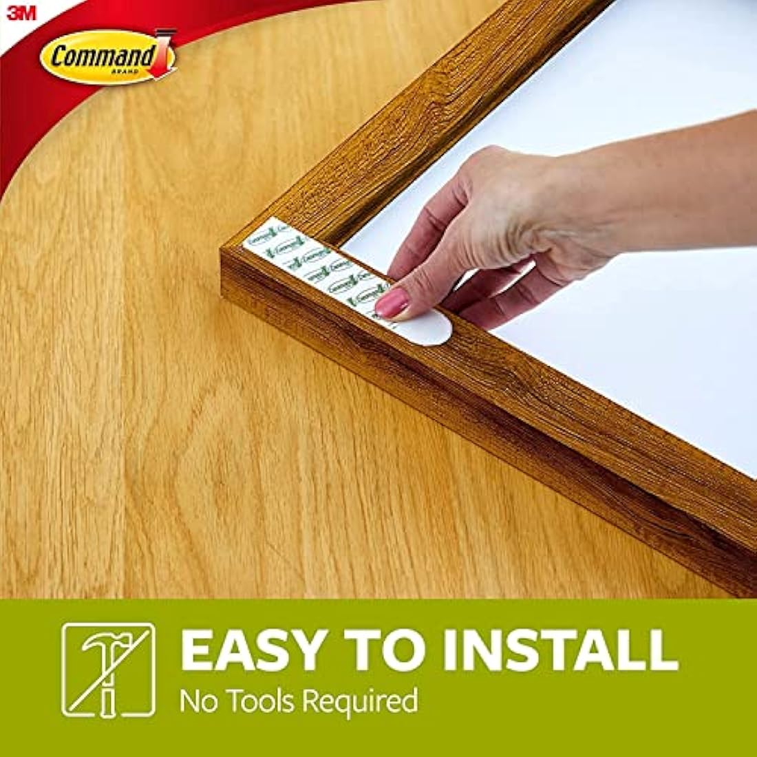Command Picture Hanging Strips, Value Pack - 10 Pairs of Small (20 Strips), 8 Pairs of Medium (16 Strips) Adhesive Strips - For Pictures & Frames in Different Sizes - Damage Free Hanging