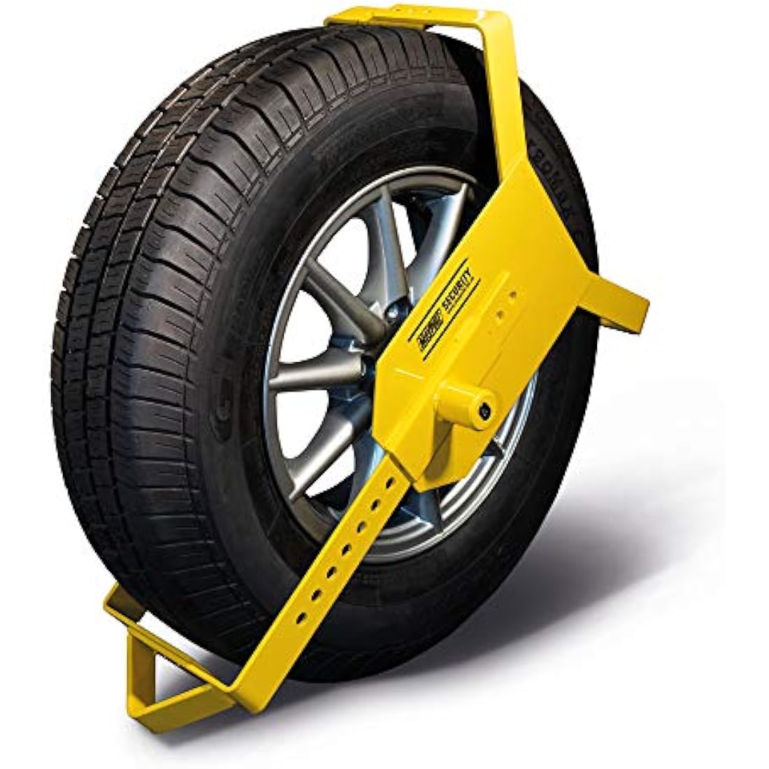 Maypole 10"-16" Heavy Duty Wheel Clamp Suitable for Tyre Sizes 135 mm to 215 mm, Diameter 450 mm to 700 mm