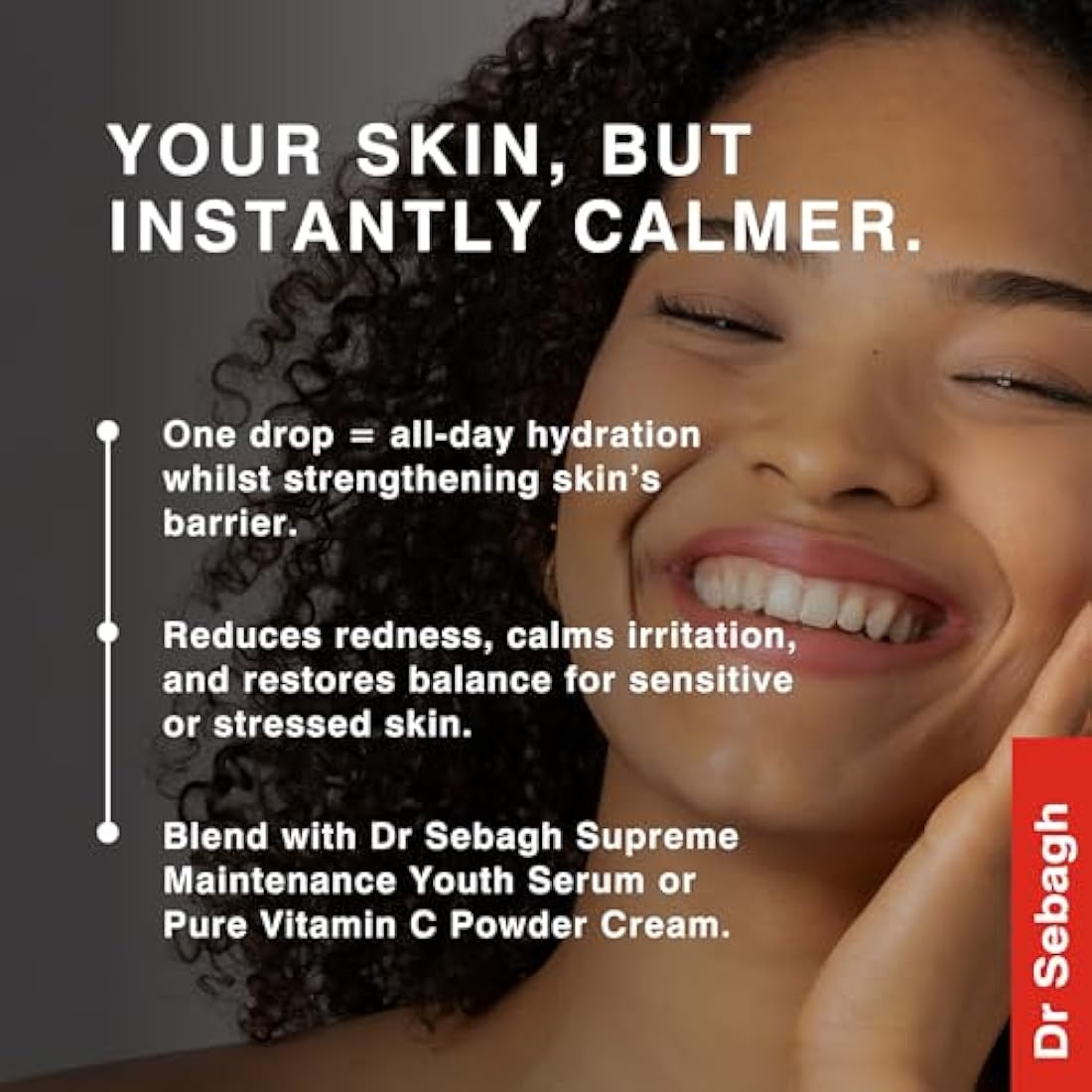 Dr Sebagh Rose de Vie Serum - 50 ml | Award-Winning Nourishing Anti-Aging Formula | Suitable for Dry, Mature, or Sensitive Skin | Designed to Soothe Redness & Irritation | Regenerating & Invigorating