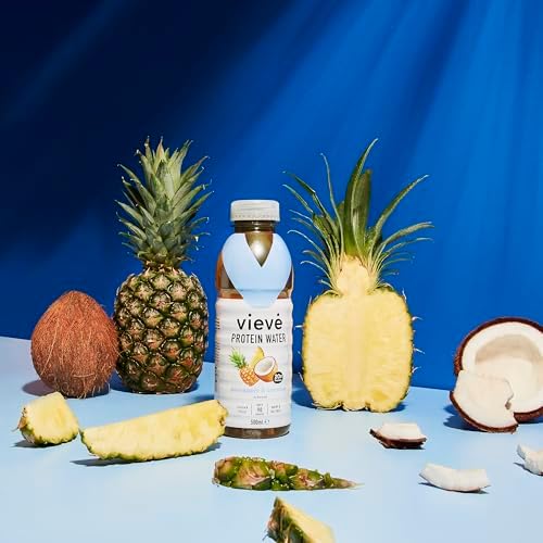 Vieve Protein Water 10x500ml - Mixed Variety Flavour Pack 20g Protein, Sugar Free, Fat Free & Dairy Free A Ready to Drink Alternative to Protein Powders & Shakes 10 Pack (2 per Flavour)