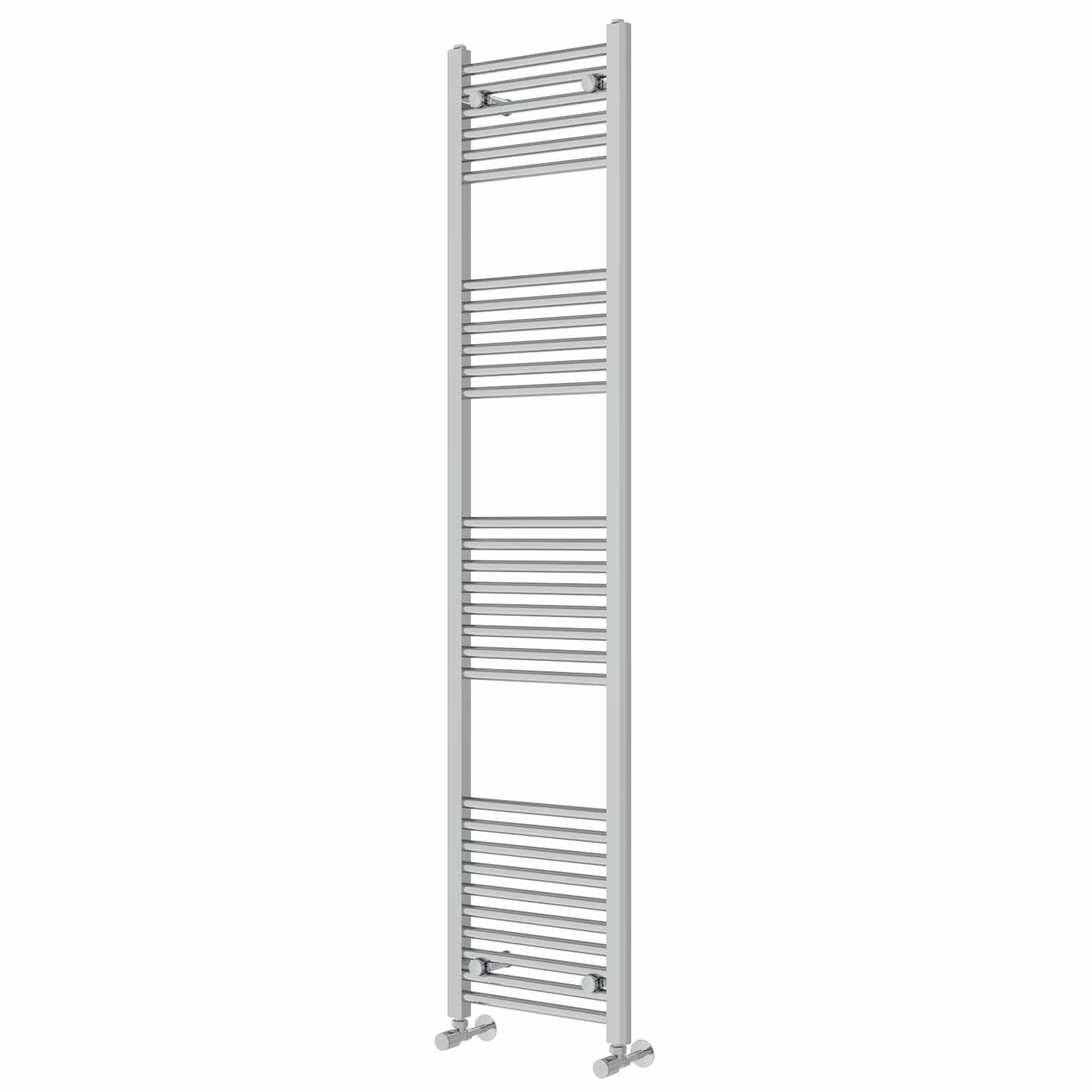 NRG Straight Chrome Bathroom Heated Towel Rail Radiator 1800x400mm