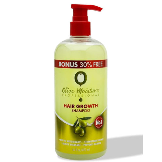 Olive Moisture Hair Growth Shampoo for Thicker, Stronger Hair 16 oz