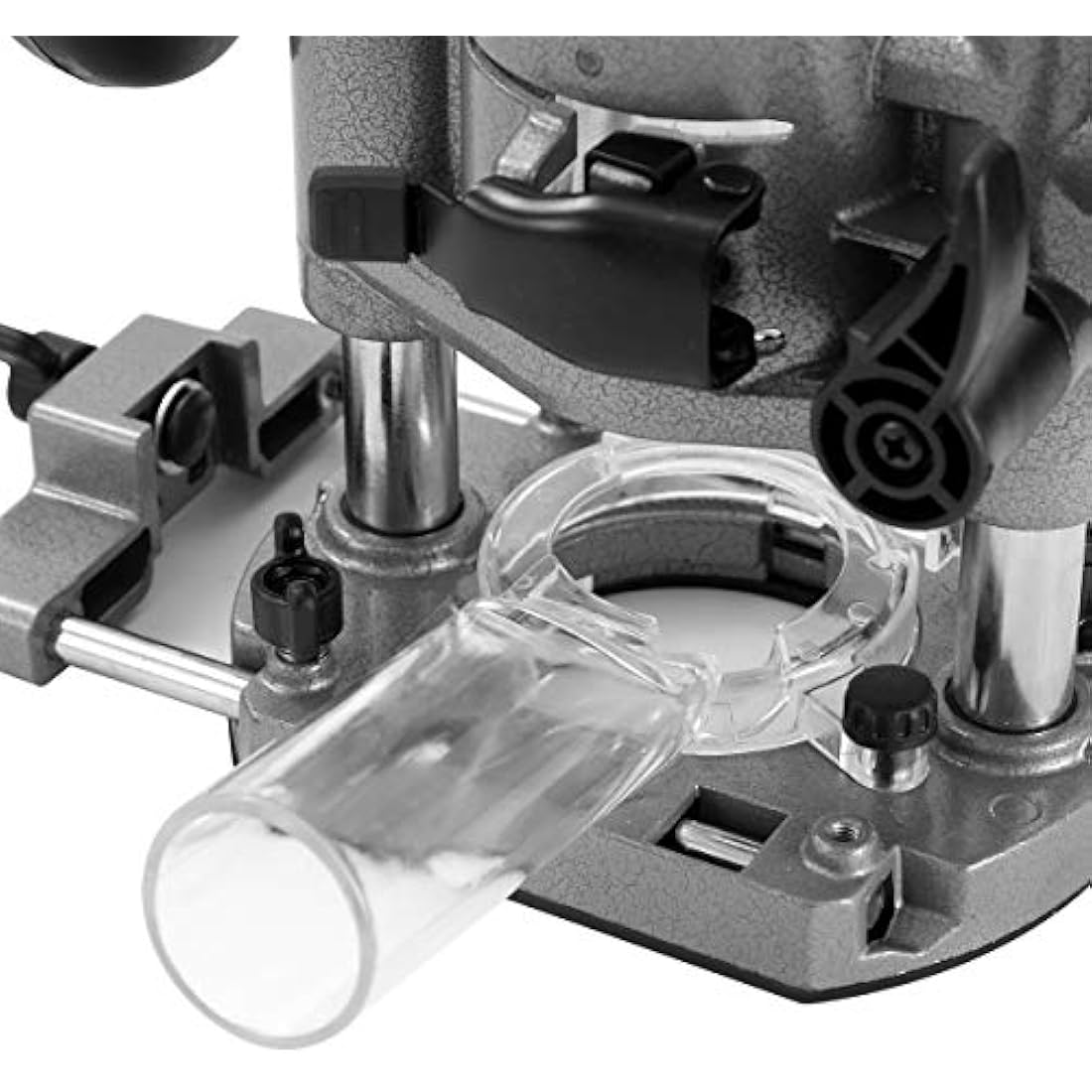 KATSU Trimmer Plunge Base, Fully Adjustable, for Electirc or Cordless Wood Hand Routers with Dust Nozzel SP10174805…