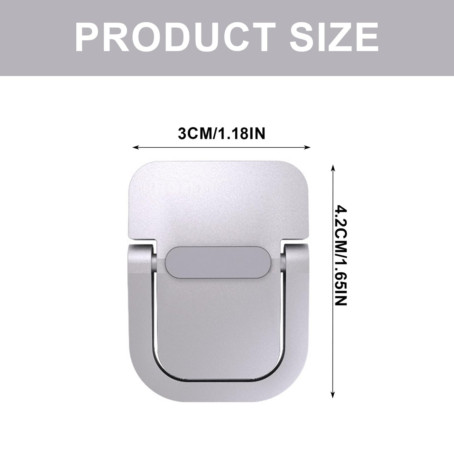 Keyboard Riser - Homiladi 4 Pcs Portable Self-Adhesive Laptop Feet | Mini Invisible Computer Keyboard Stand