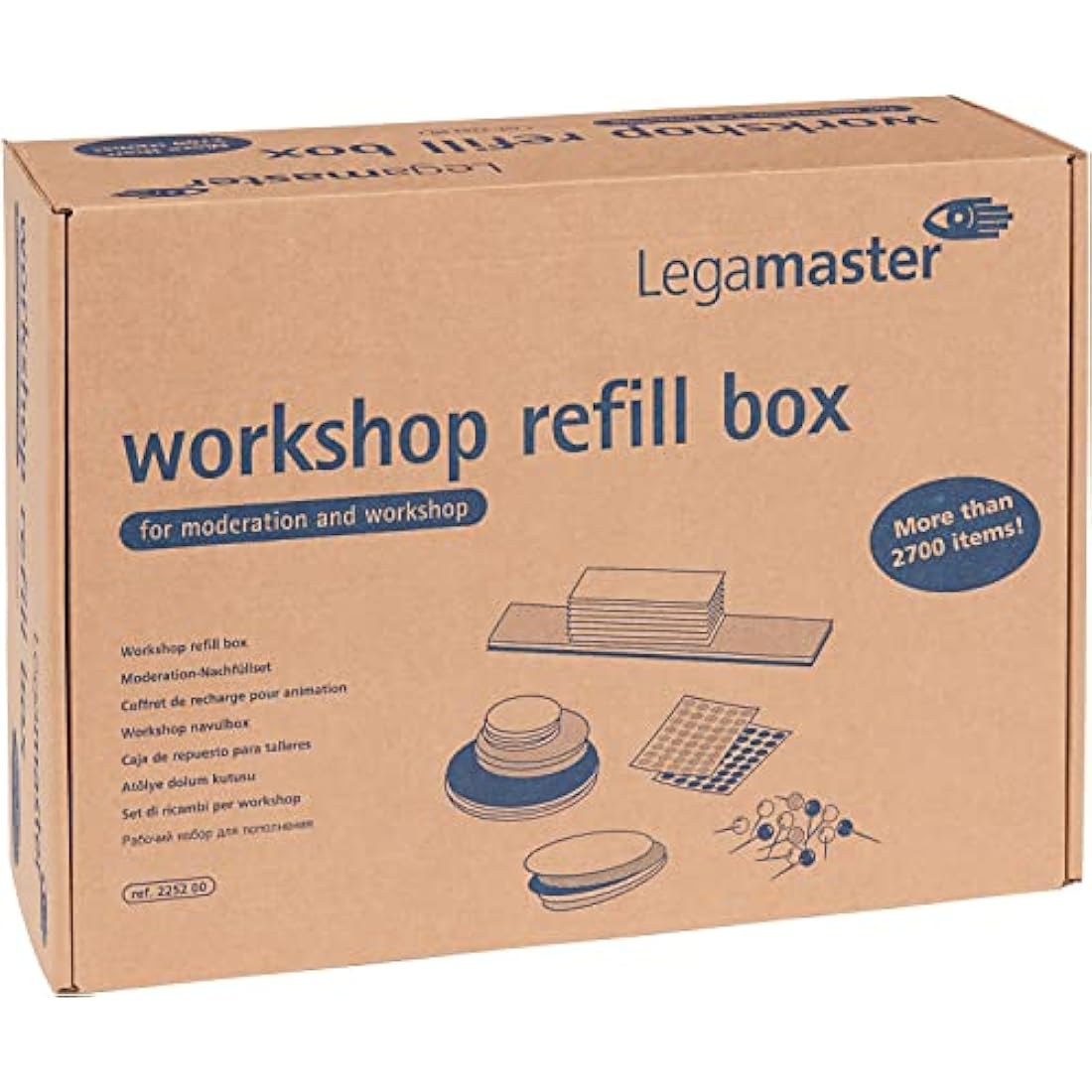 Legamaster workshop refill box - 2700 pieces ideal for facilitating all kind of workshop for trainers, coaches, facilitators, teacher