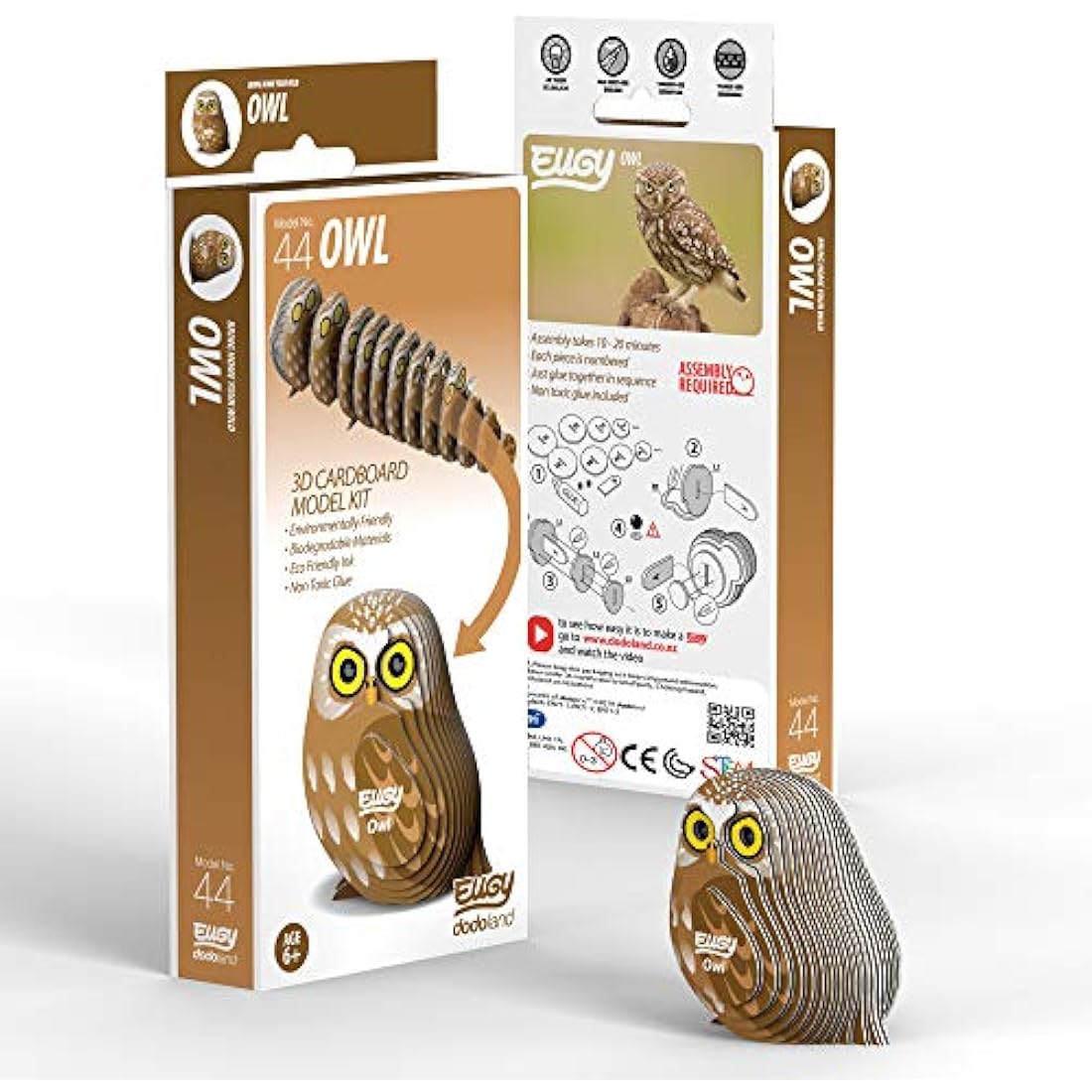 EUGY 3D Owl Model
