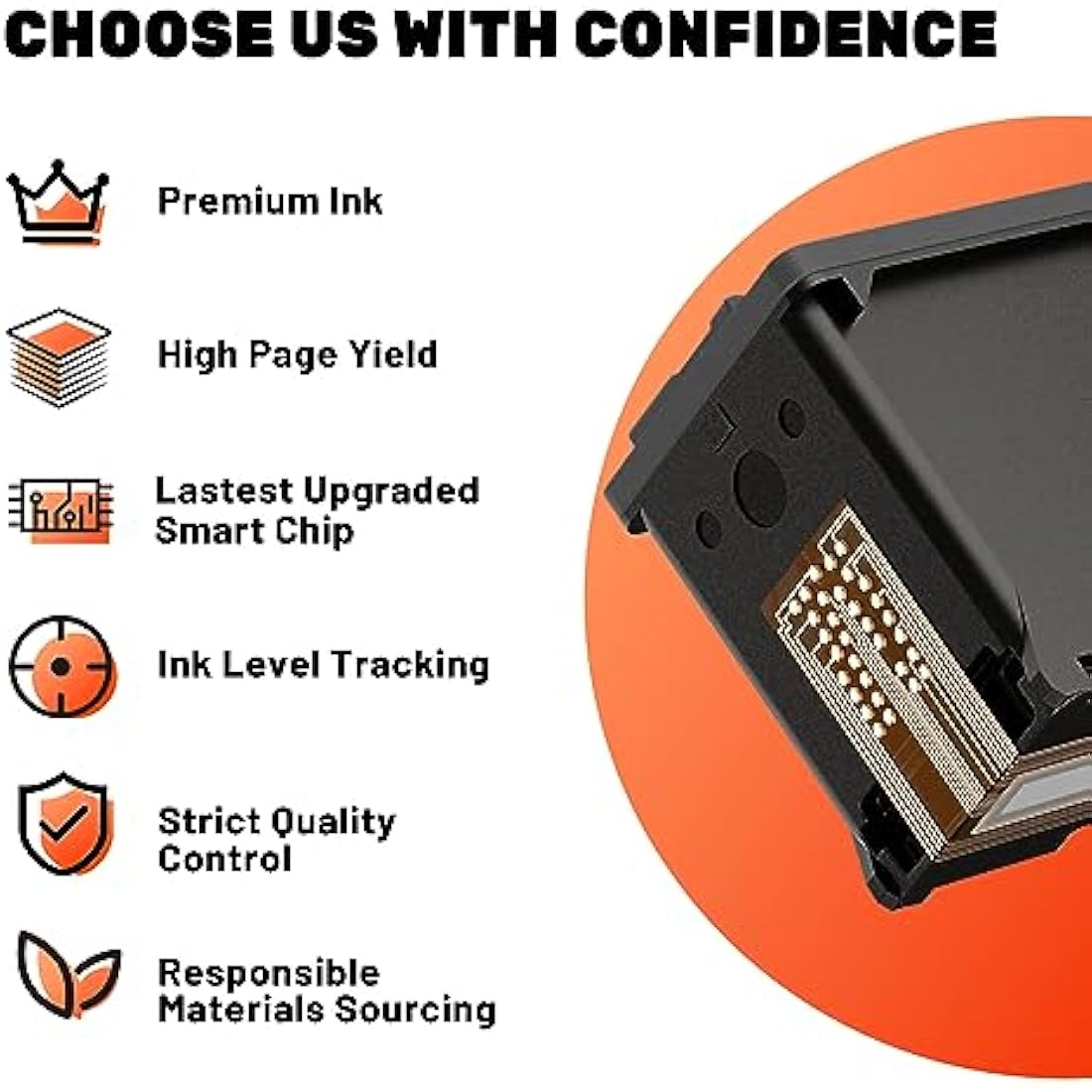 COCCINK PG-540 XL CL-541 XL Replacement for Canon Pixma MG3650s Ink Cartridges, 540XL 541XL for MG3650 MG3600 MG4250 MX475 MX535 TS5150 TS5151 MG3250 MG3550 Black and Colour Printer Ink 540 and 541