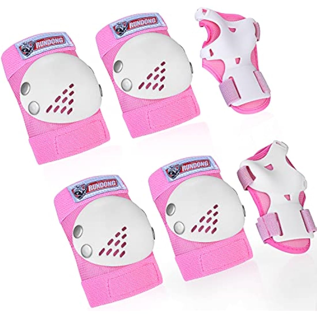 Youth/Kids Knee Pads Elbow Pad Wrist Guards Protective Gear Set for 3-15 Years Child Roller Skates Skateboard Inline Rollerblading Cycling BMX Bike Skating Scooter Riding and Other Outdoor Sports
