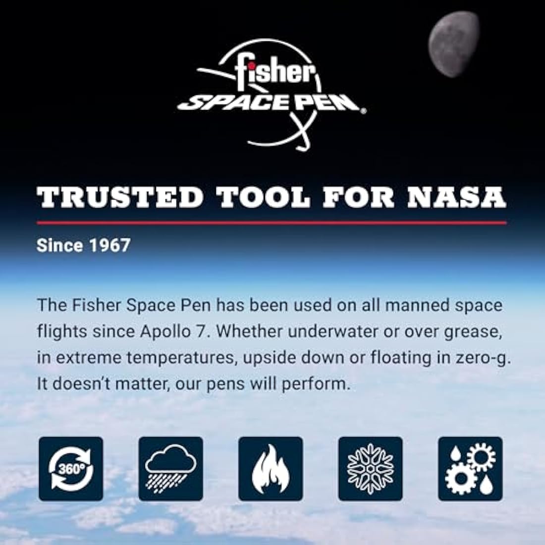 Fisher Bullet Space Pen - Chrome
