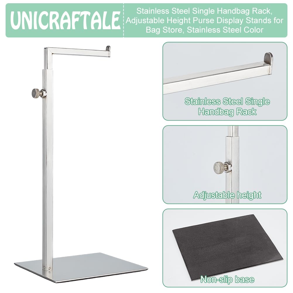 UNICRAFTALE 2 Sets Adjustable Purse Display Stand Bag Hanger Stand