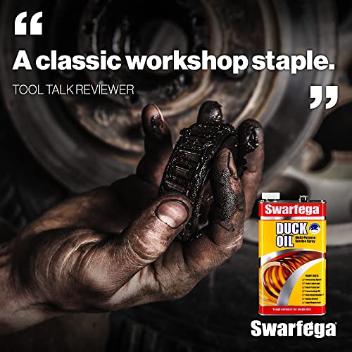 Swarfega Duck Oil Multi-Purpose Lubricant, Rust Protector, Releases Rusty Bolts, Light Degreaser, Silicone Free, 5L Can