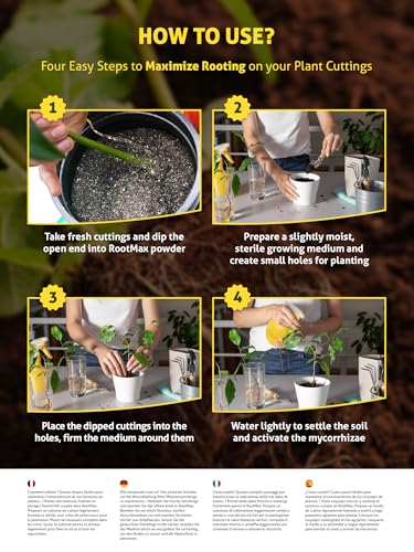 RootMax - Mycorrhizal Fungi (500 g/17.63 oz) | Rooting Powder for all Plants, Trees, Flowers & Edibles | Direct to Root Inoculant | Treats 100+ Plants