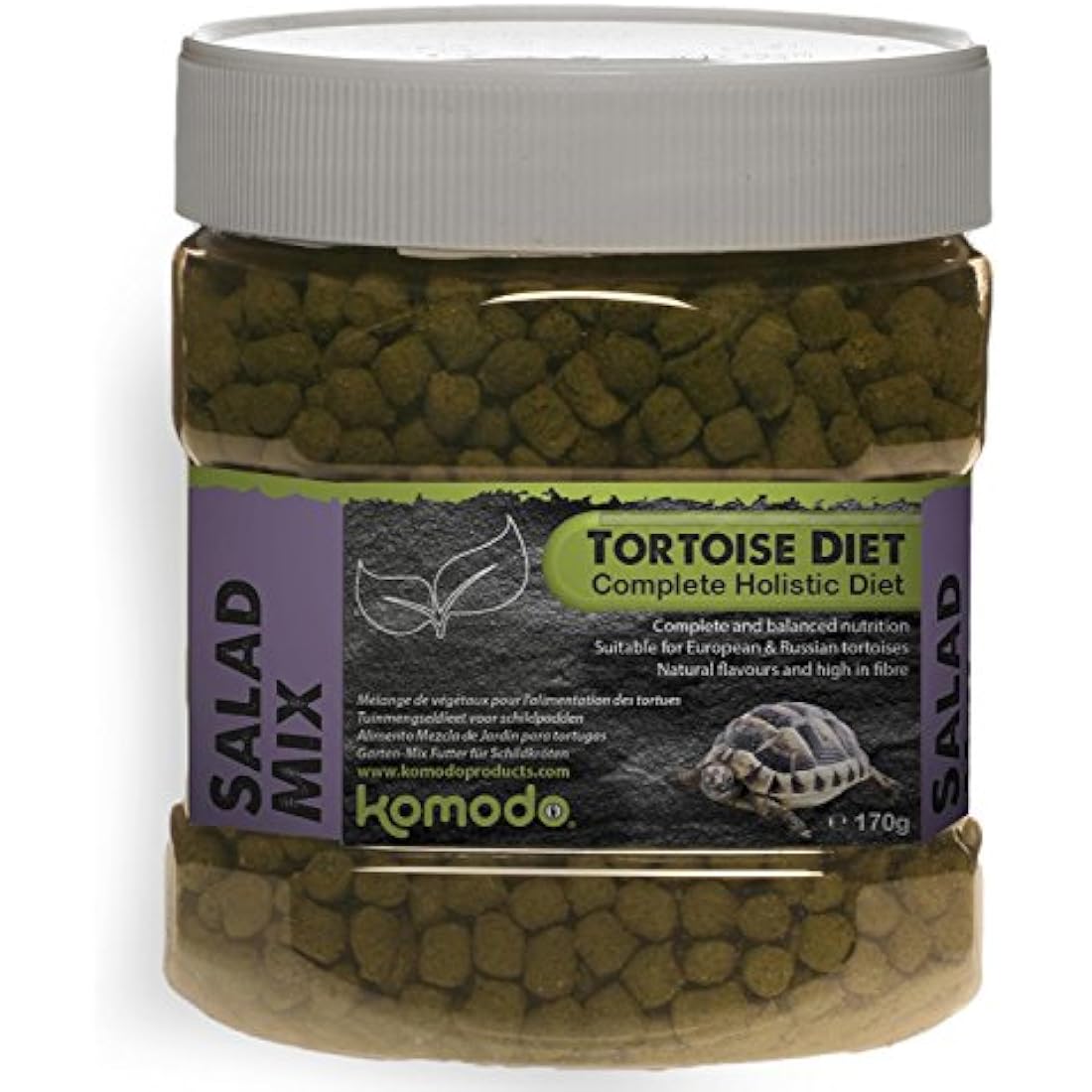 Komodo Complete Holistic Tortoise Diet, Salad Mix 170 g tub