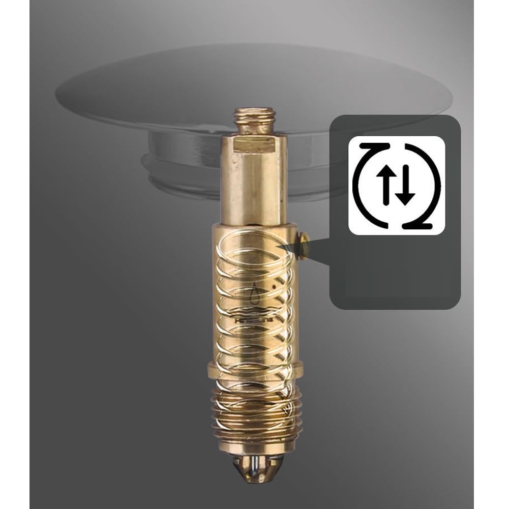 Westspark 2 Pcs Replacement Sink Basin Bath Pop Up Click Clack, Brass Plug Bolt Assembly Bathroom Sink Plug for Most Bathroom Bathtub Sink Drain