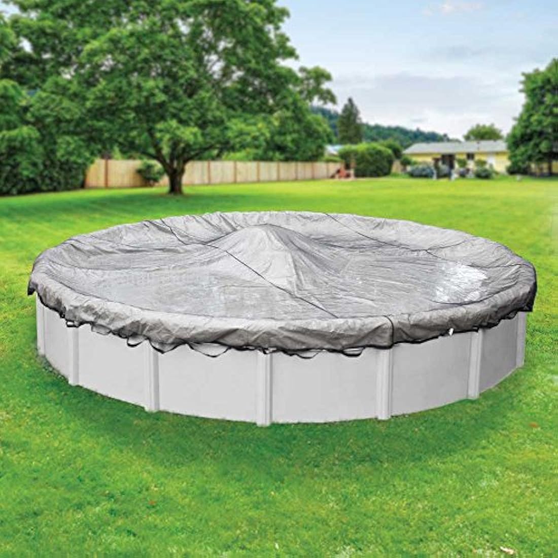 Robelle 4424 Standard Leaf Net for Round Above Ground Swimming Pool Covers, 24-ft. Round Pool