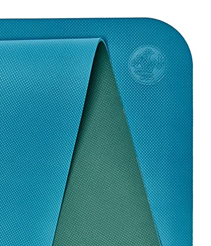 Manduka Begin Unisex Yoga and Pilates Mat, Bondi Blue, 68 Inches