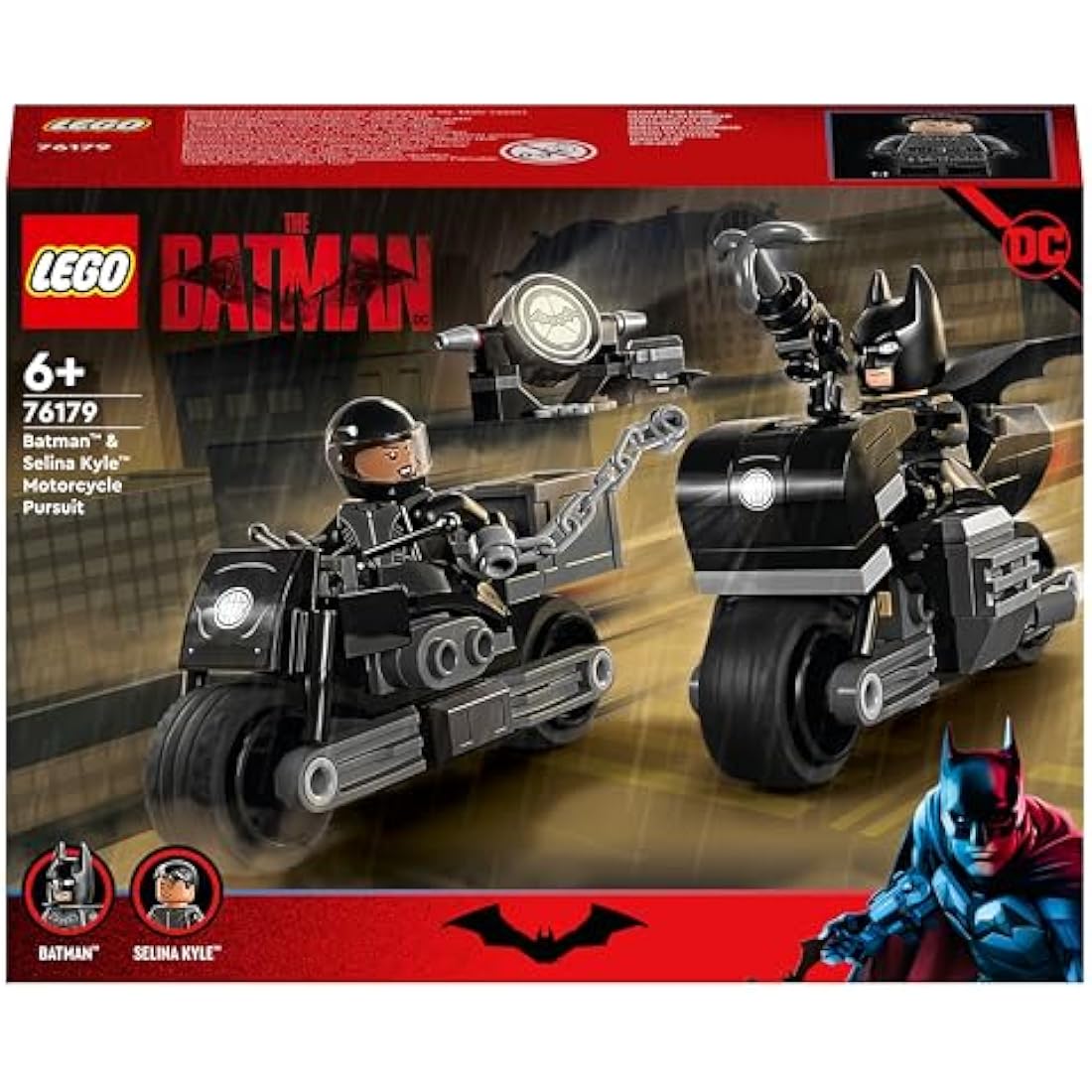 LEGO 76179 Super Heroes Batman™ & Selina Kyle™ Motorcycle Pursuit
