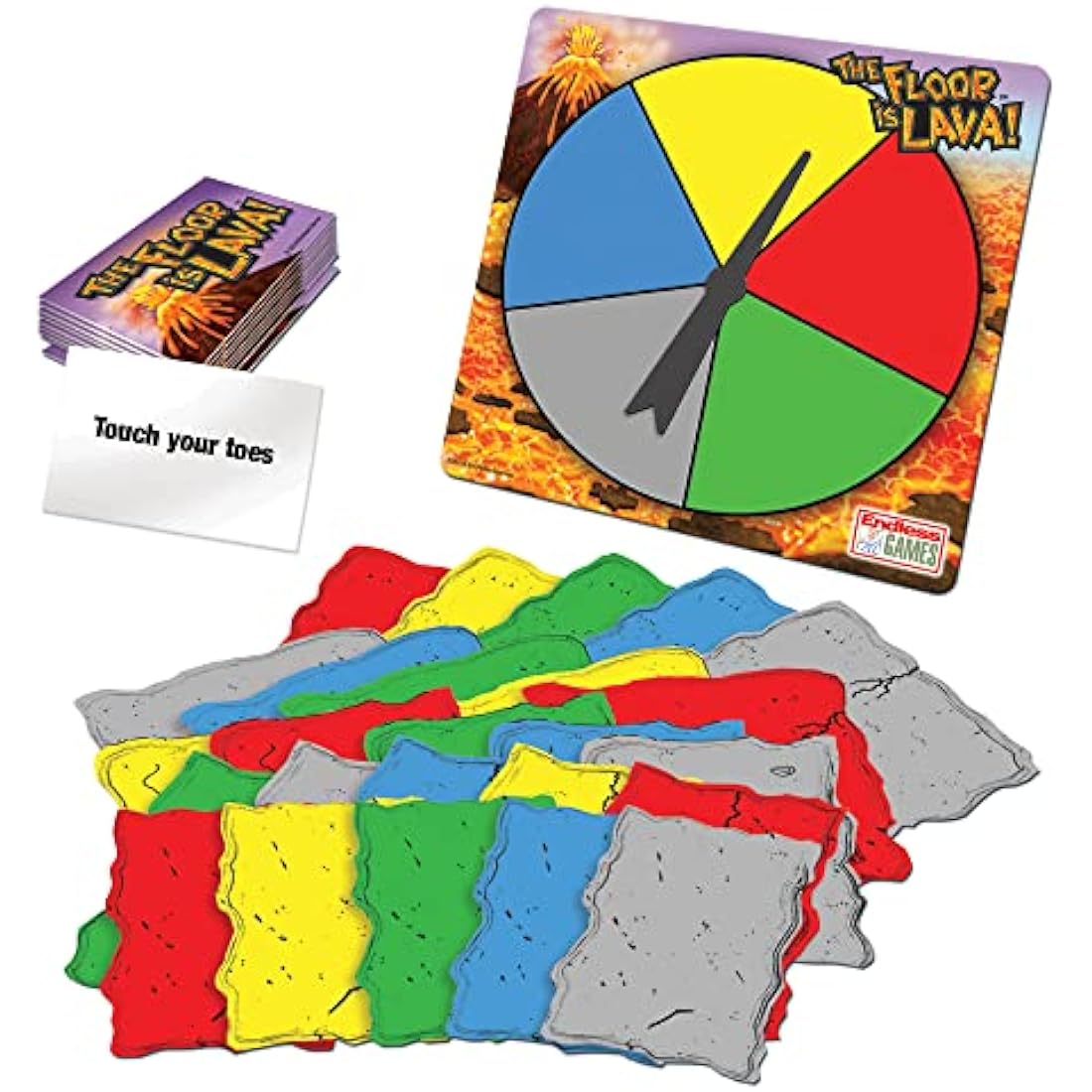The Floor is Lava! | The Fun, Physical, Lava Leaping Game | Kids Party Games | For 2-6 Players | Ages 5+