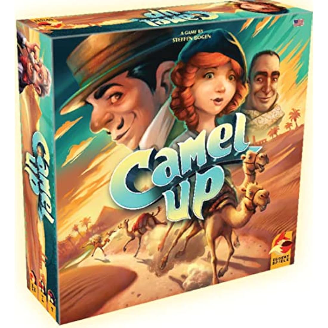 Plan B Games | Camel Up: 2nd Edition | Board Game | Ages 8+ | 3-8 Players | 30-45 Minute Playing Time