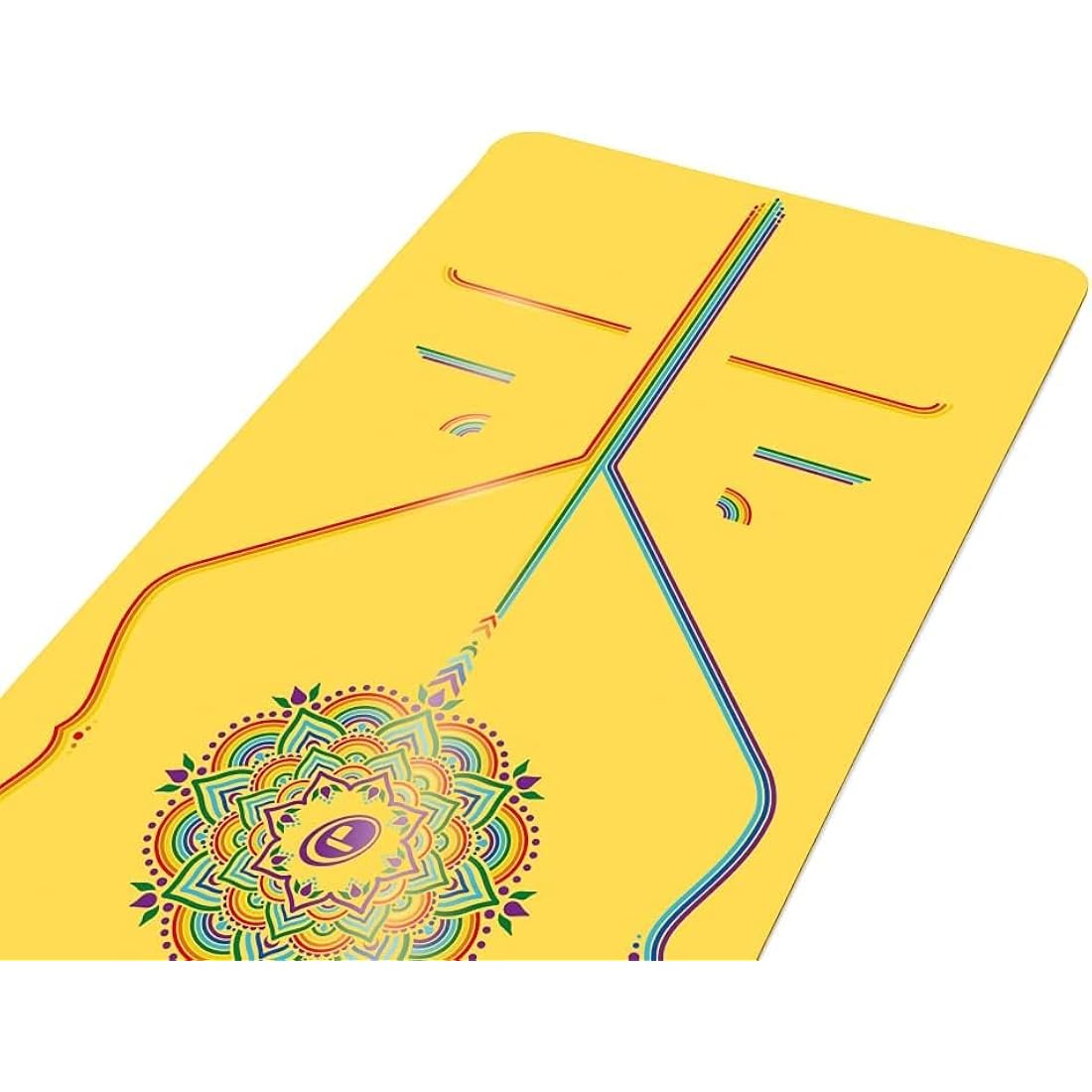 Liforme Printed Yoga Mat Collection - Free Yoga Bag, Patented Alignment System, Warrior-like Grip, Non-Slip, Eco-friendly, Sweat-resistant, Long, Wide and Thick for Comfort