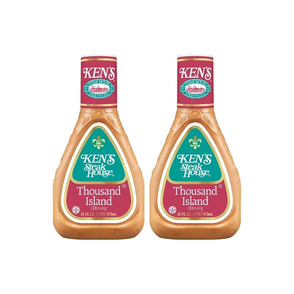 Ken's Steak House Thousand Island Salad Dressing 16 Oz (Pack of 2) by Ken's Steak House