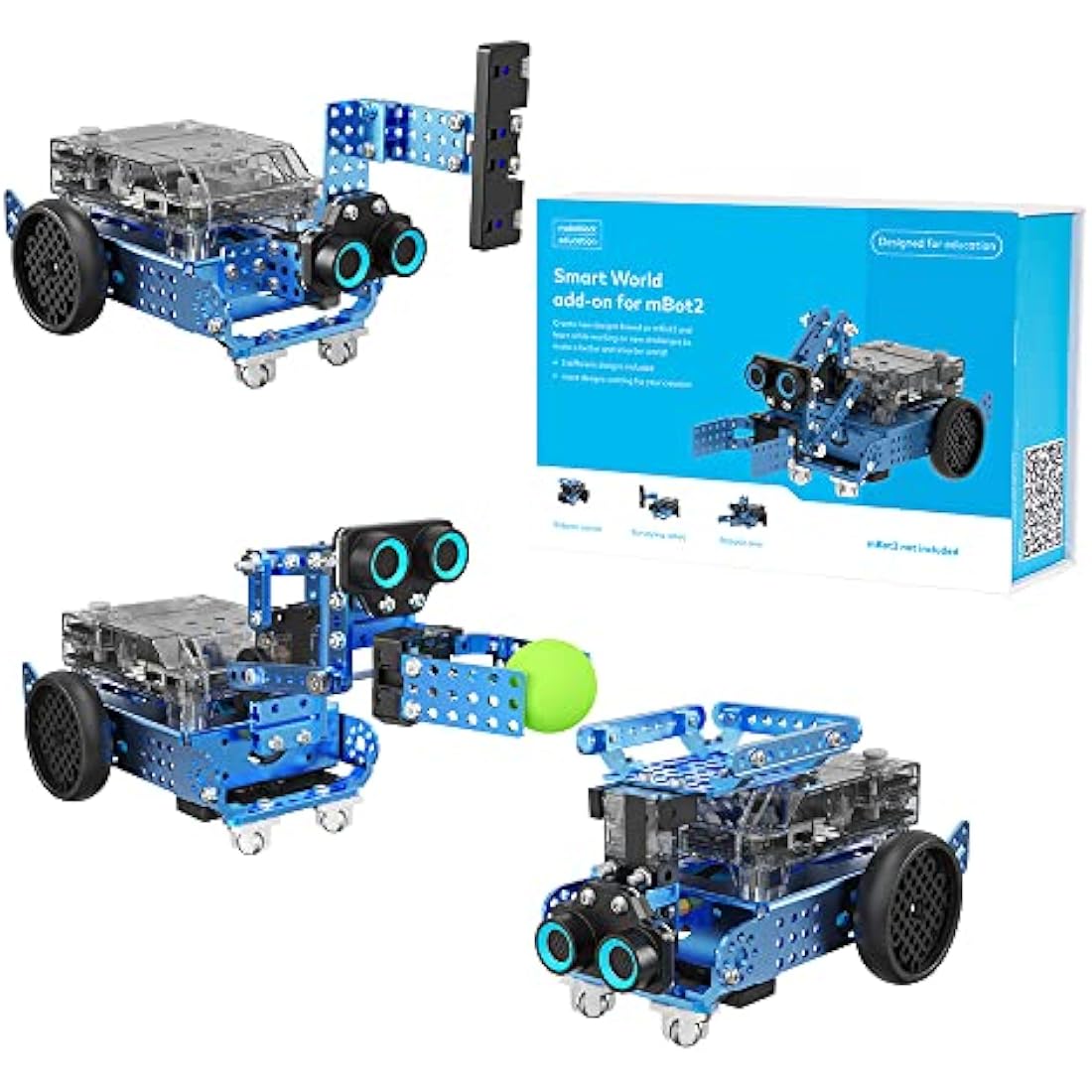 Makeblock Smart World 3-in-1 Add-on Pack for mBot Neo Programmable Robot Car Toy