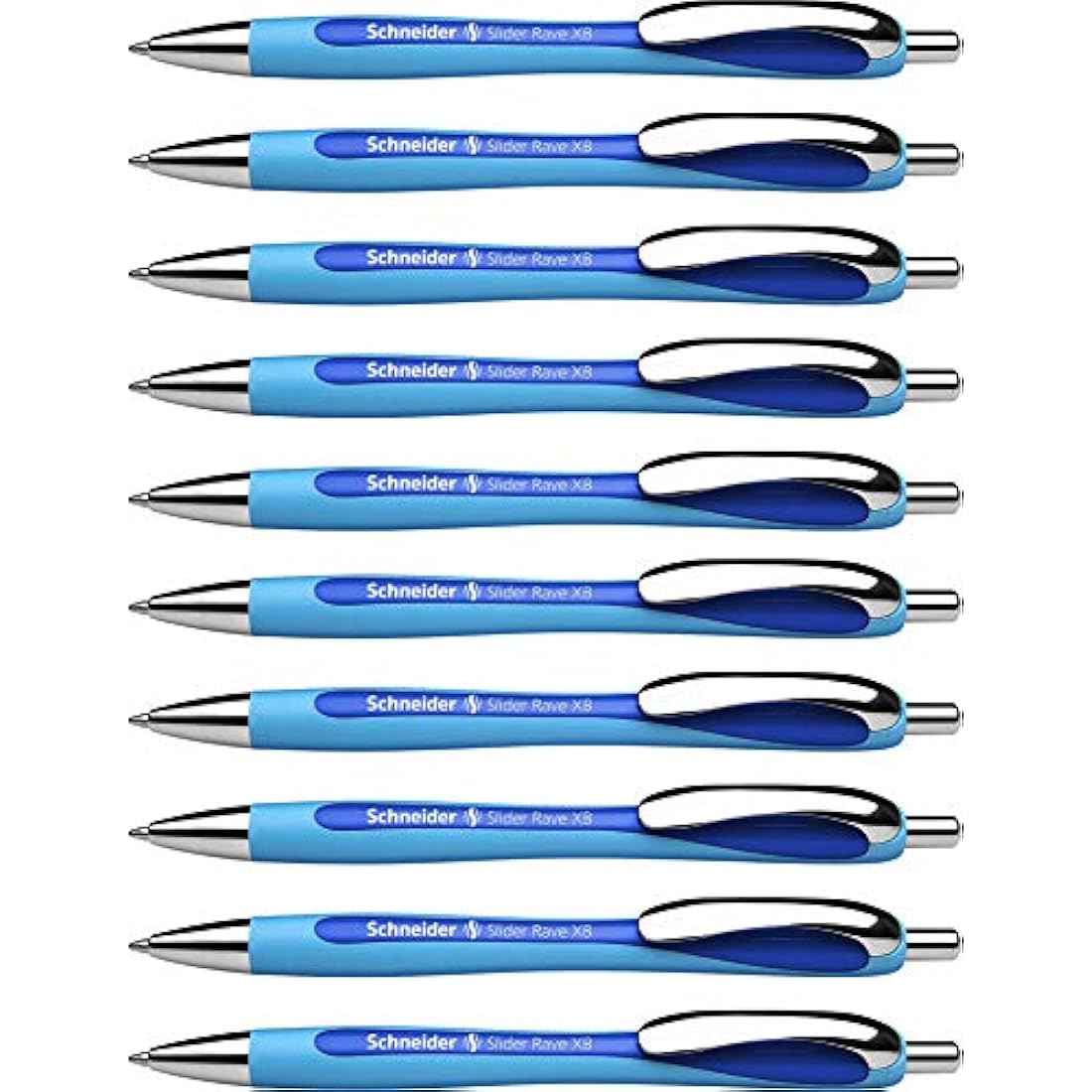 Schneider Slider Rave XB Ballpoint Pen - Blue (Pack of 10)