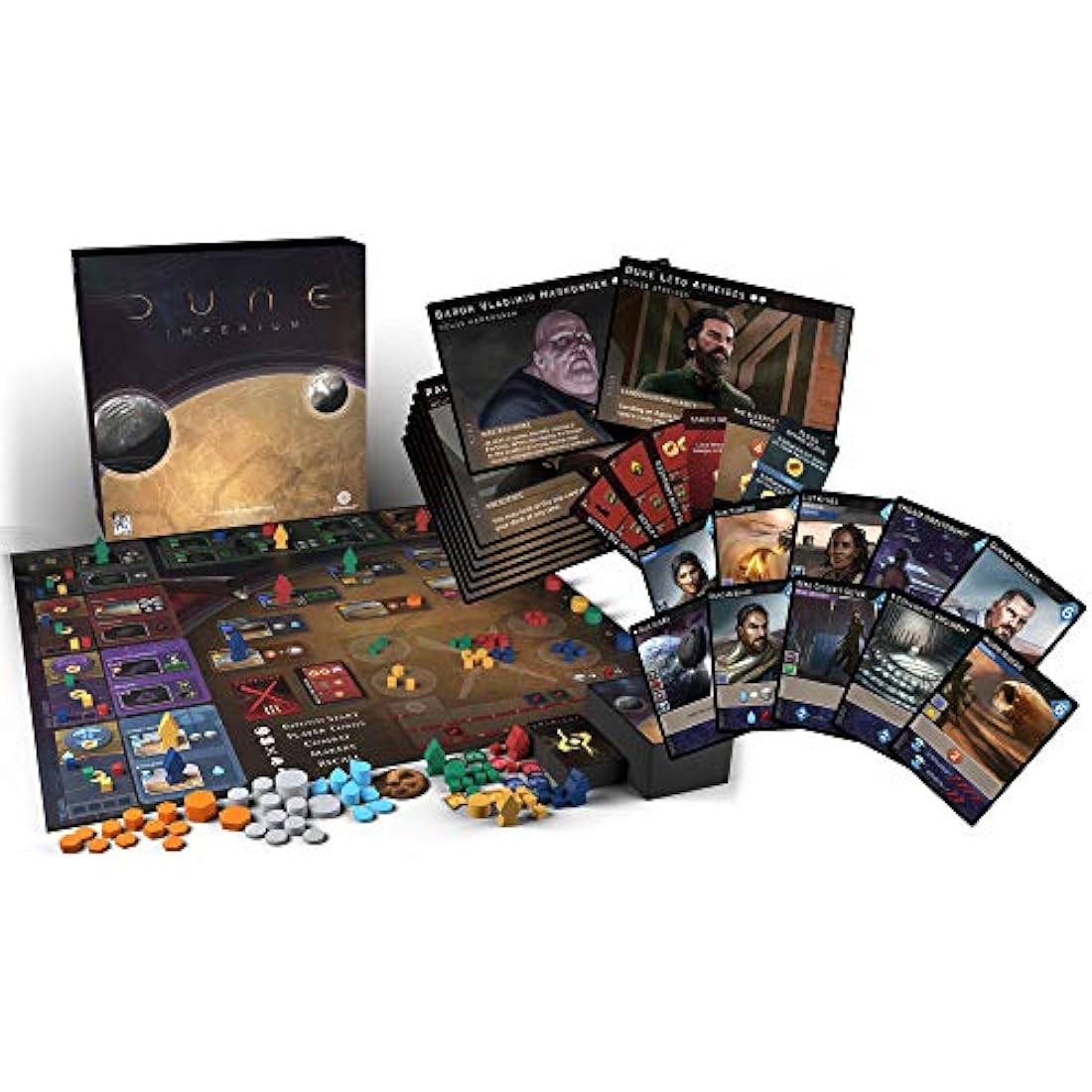 Dire Wolf | Dune: Imperium | Board Game | 1- 4 Players | Ages 14+ | 60 to 120 Minutes Playing Time, Black, 11 x 11 x 4 inches