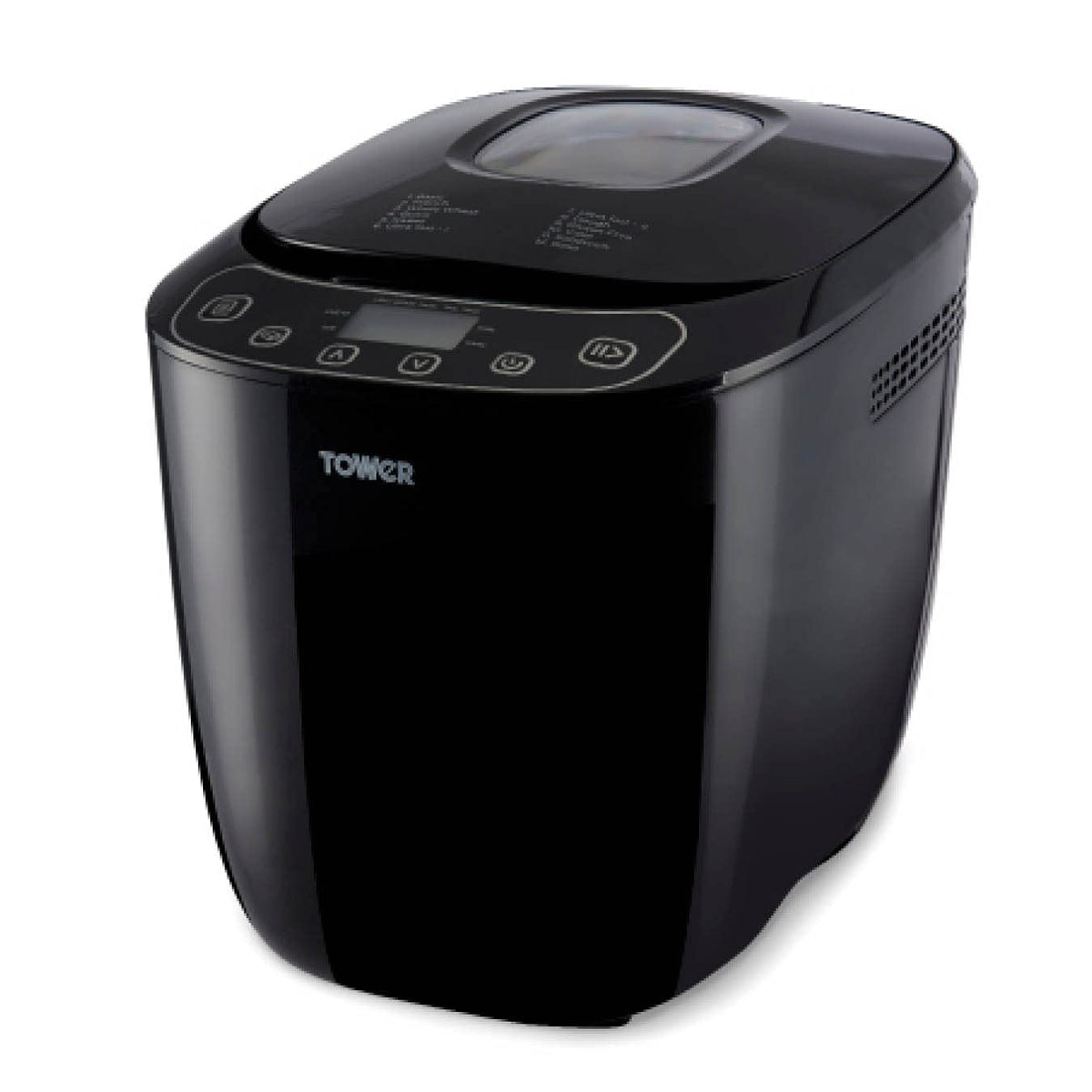 Tower T11003 2 lb Digital Bread Maker with 12 Automatic Programs, 13 Hours Delay Timer, 60 Minutes Keep Warm Function, Adjustable Crust Control,