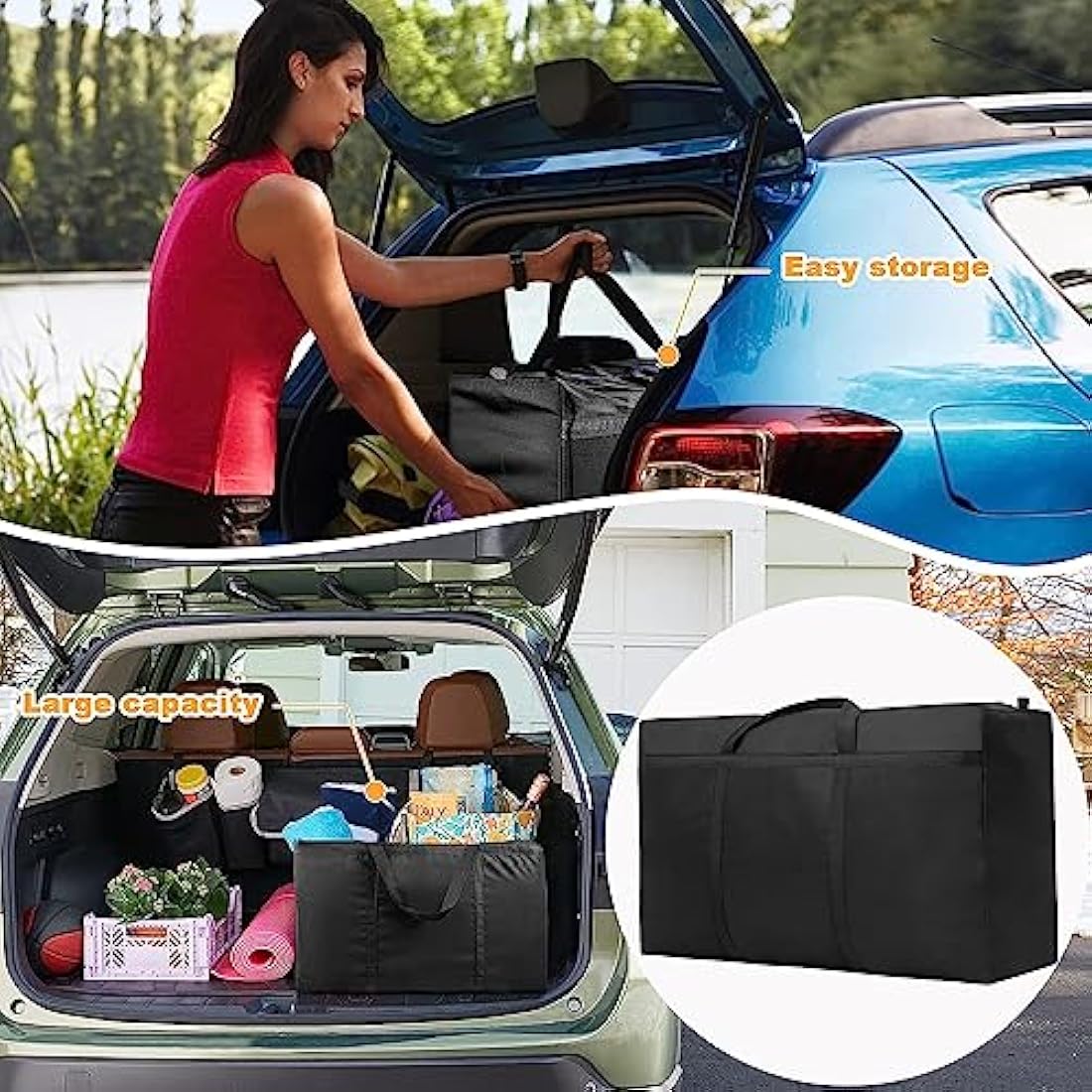 4 Pack 180L Large Moving Boxes Heavy Duty, Extra Large Storage Bags for Clothes,Strong Packing Boxes for Moving House,Duvet,Bedding,Underbed,Blankets