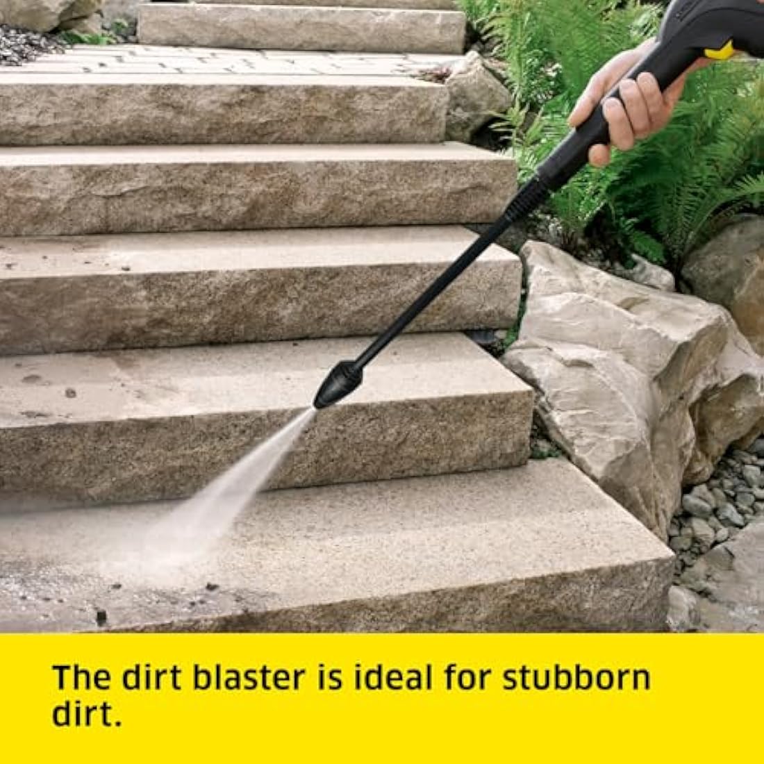 Kärcher K 2 Power Control pressure washer, pressure: max. 110 bar, flow rate: 360 l/h, area coverage: 20 m²/h, water filter, weight: 4.0 kg, high-pressure hose and gun, dirt blaster, spray lance