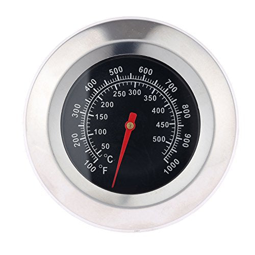 Mtsooning 1Pc 3" BBQ Thermometer Gauge Face 1000F Temperature Barbecue Charcoal Grill Smoker