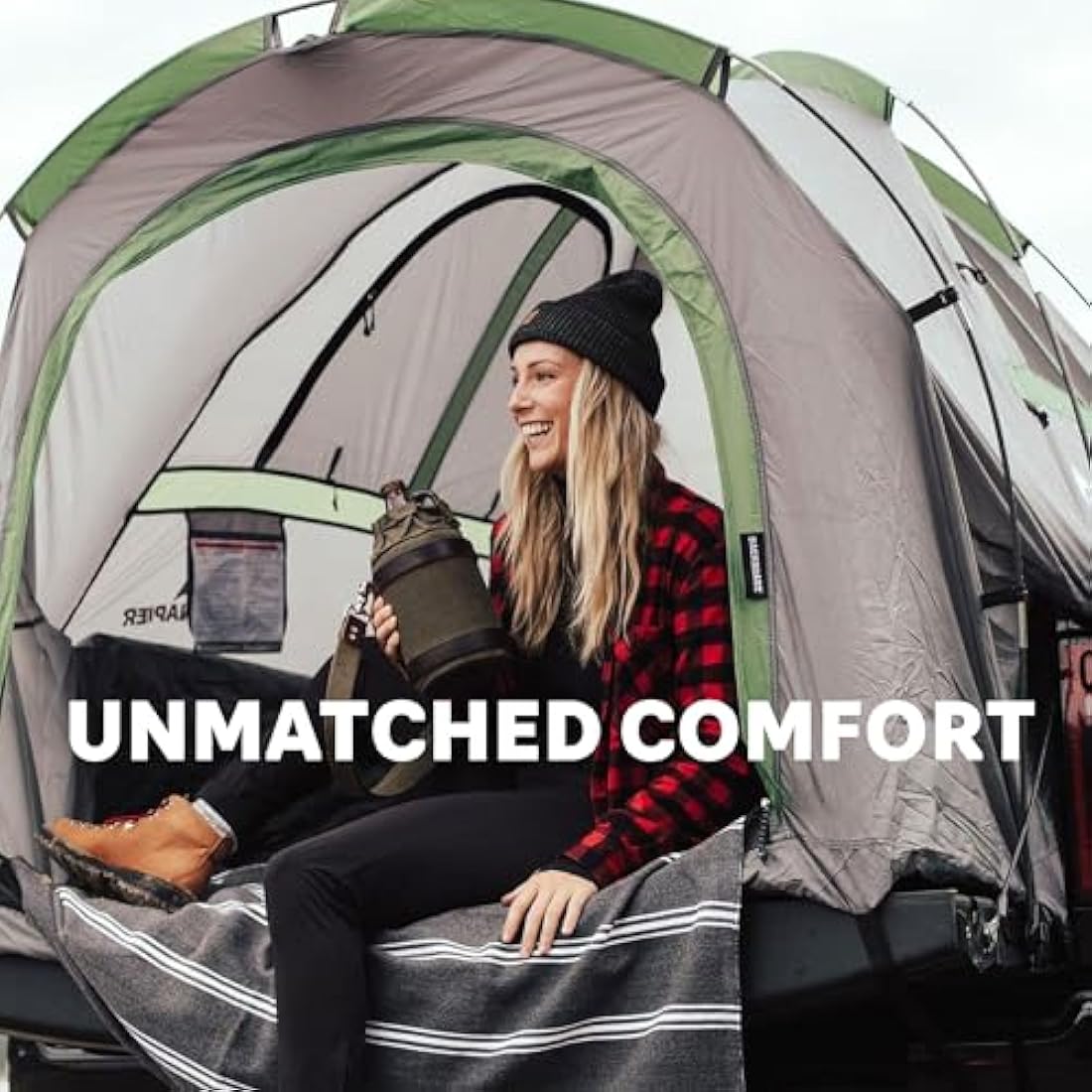 Napier Backroadz Truck Bed Tent - Waterproof, Comfortable 2 Person Camping Tent for Full Size Regular and Long Beds - Compact, Durable, and Sturdy