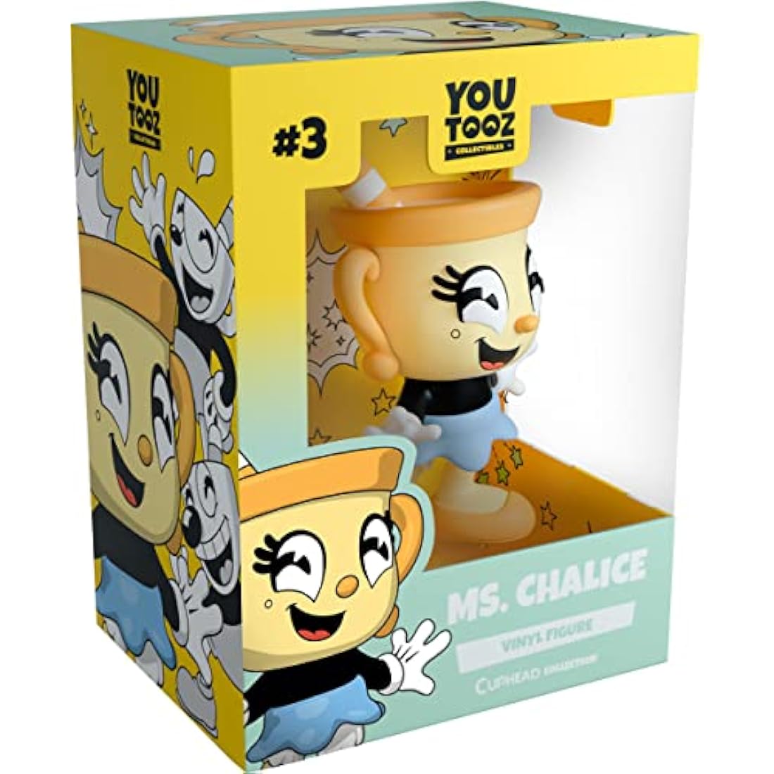 Youtooz Ms. Chalice Figure, 4.5" Inch Vinyl Figure from Cuphead Collection