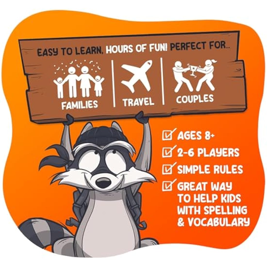 Shenanigrams – The Mega-Mischievous Word Game! A Super Fun & Fast Family Party Game for Kids, Teens & Adults - Great for Travel & Family Board Games Night