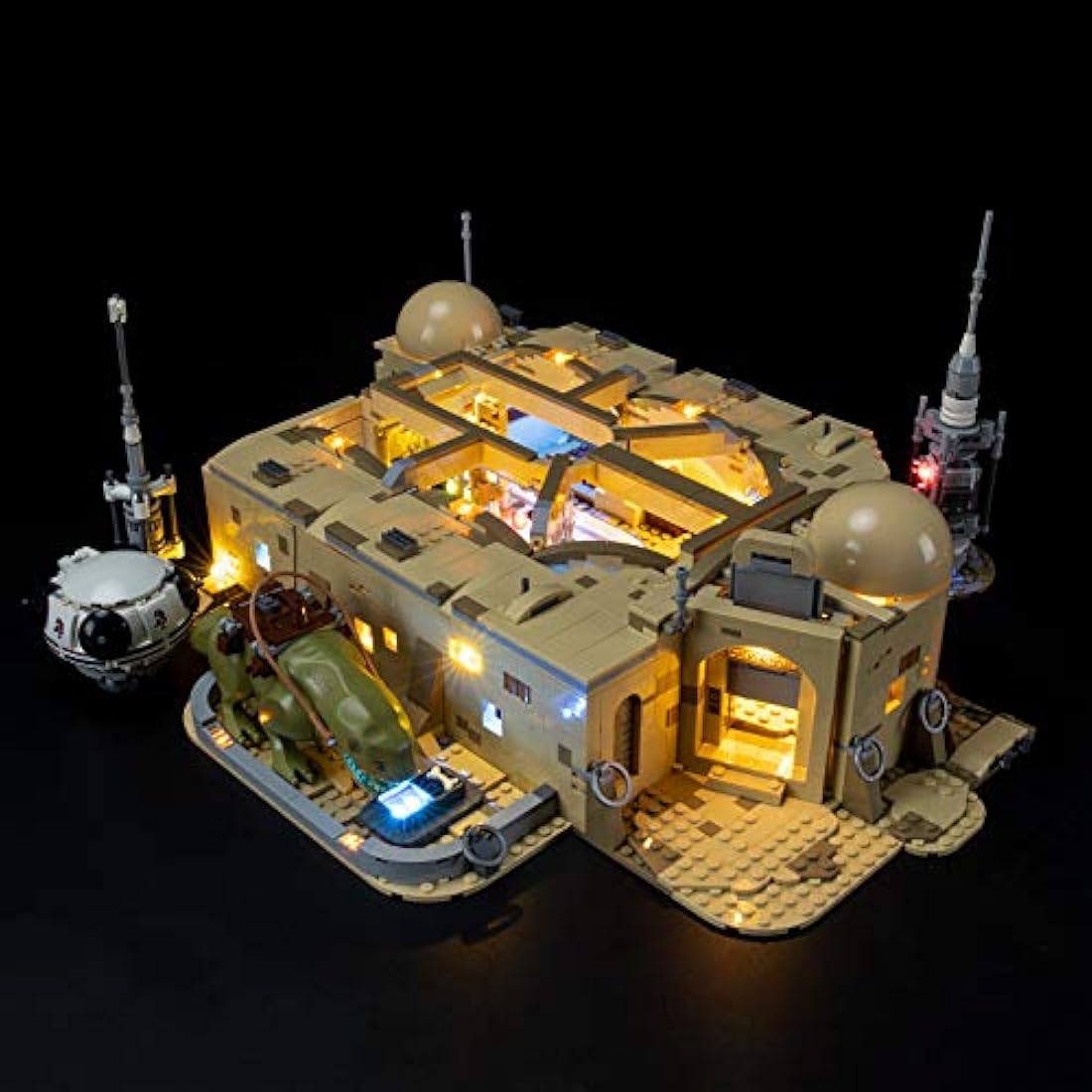 BRIKSMAX Led Lighting Kit for LEGO Star Wars Mos Eisley Cantina, Led Light Set Add-on for LEGO Set 75290(Not Include Lego Model)