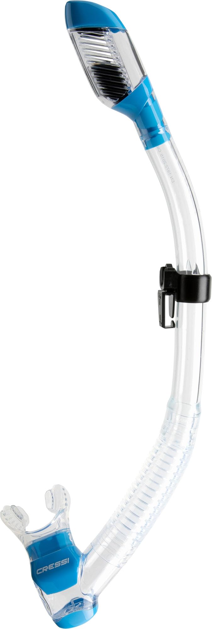 CRESSI F-Dual + Supernova Dry Combo - Unisex Diving Mask F-Dual rimless and Dry Snorkel for Snorkelling and Scuba Diving, Colour Clear/Blue, One Size