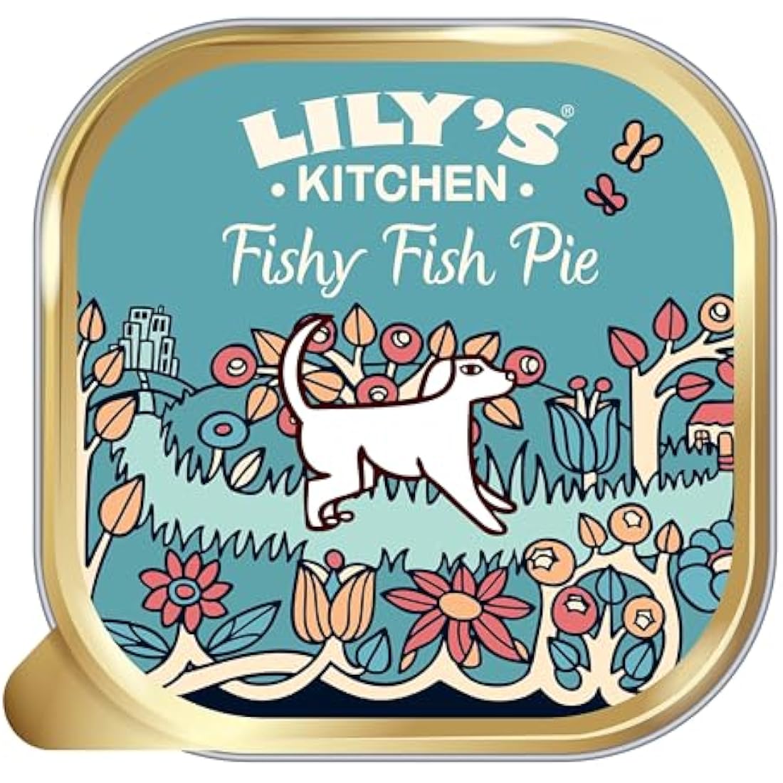 Lily's Kitchen Fishy Fish Pie - Complete Natural Adult Dog Food Wet (10 x 150g Trays)
