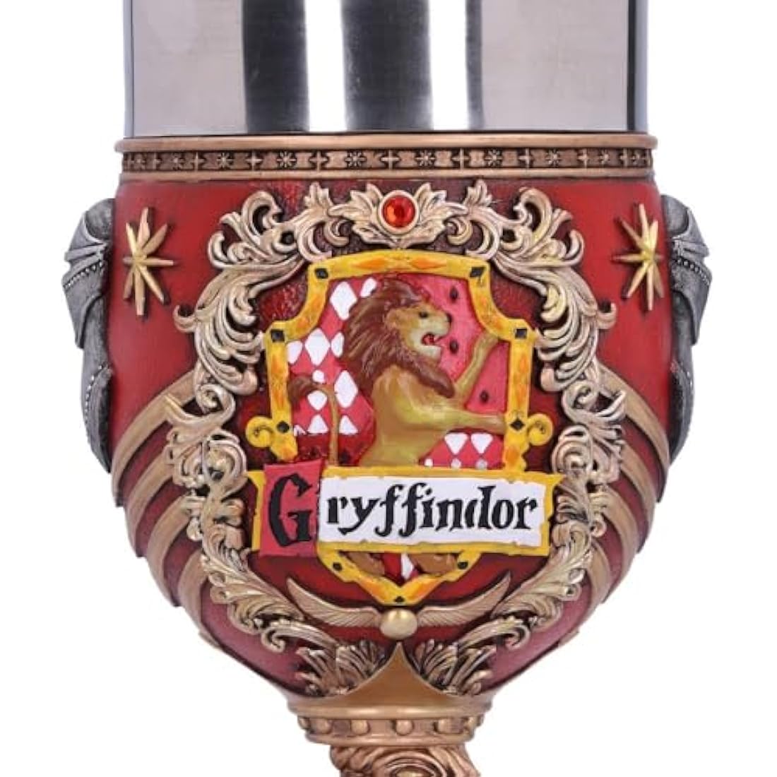 Nemesis Now Harry Potter Gryffindor Hogwarts House Collectible Goblet, Resin, Red Gold, 1 Count (Pack of 1) 200 ml