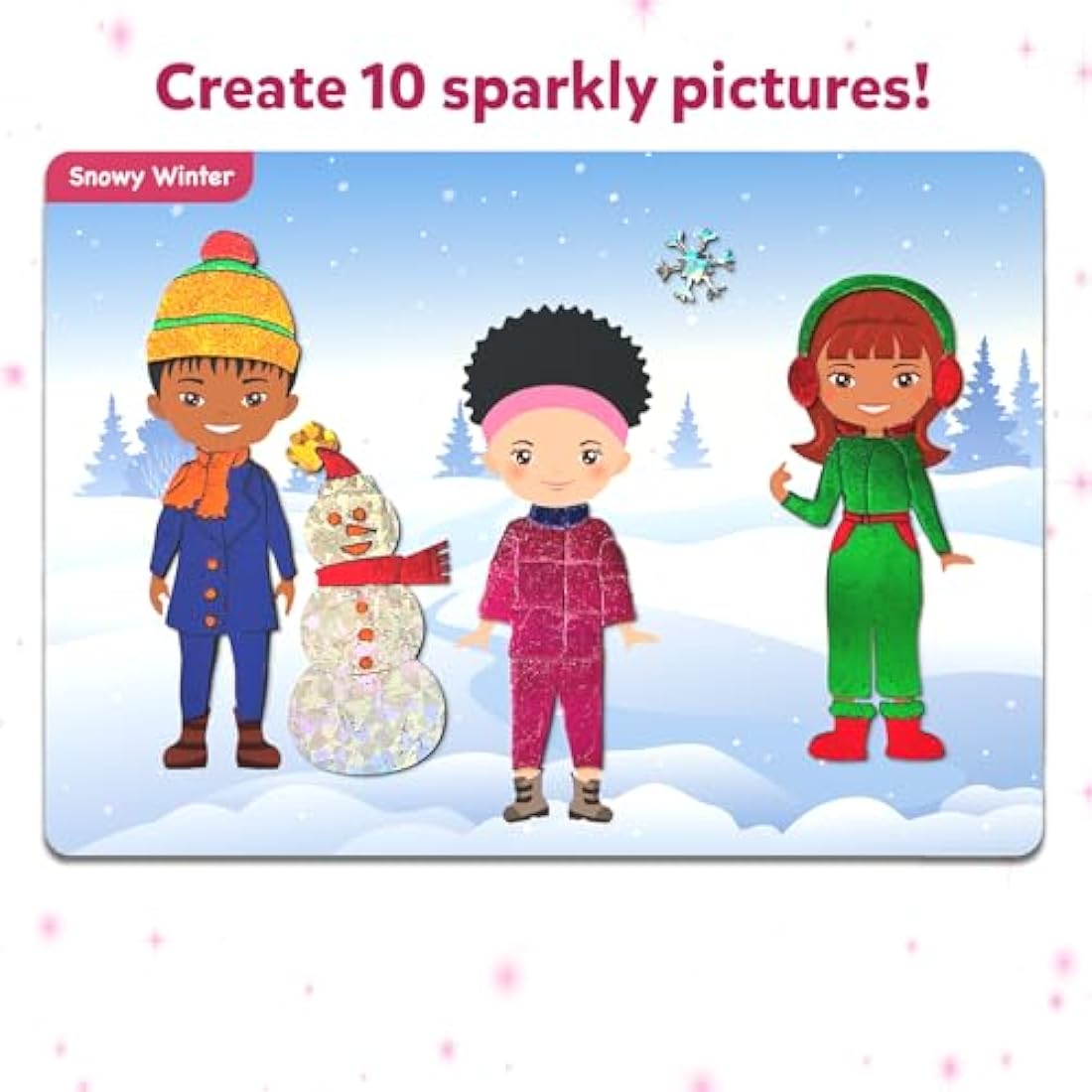Skillmatics Foil Fun - Dress Up, No Mess Art for Kids, Craft Kits & Supplies, DIY Creative Activity, Travel Toys, Gifts for Girls & Boys Ages 4, 5, 6, 7, 8, 9, Travel Toys